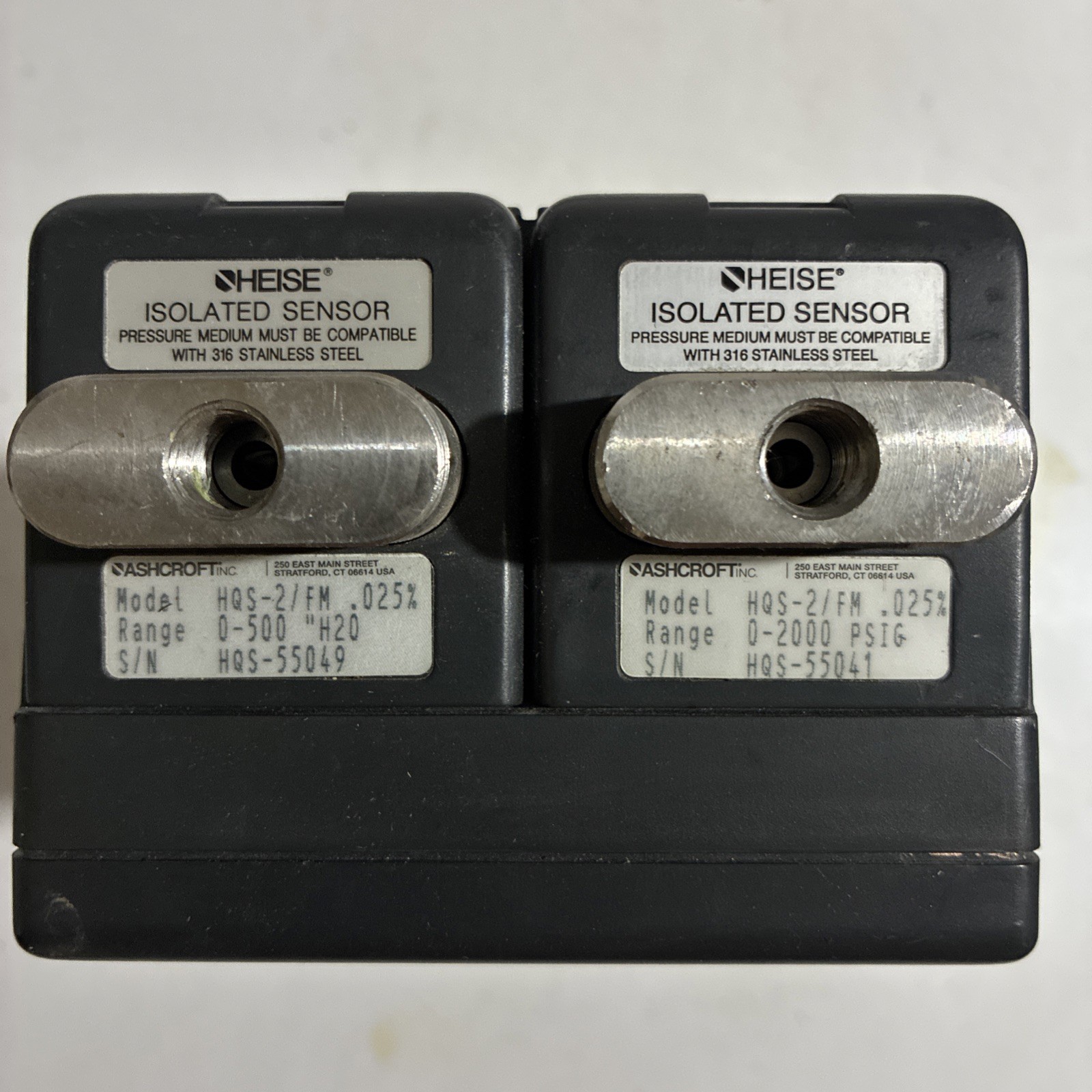 HEISE PTE-1 2H Hand Held Calibrator + 1 HQS-2 Test Module, 0-100 PSIG (0.05%)
