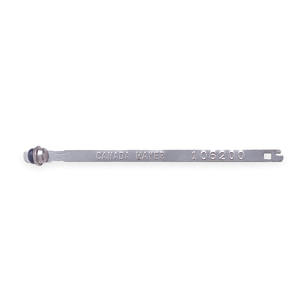 TYDENBROOKS 1056452 Ball Strap Seals,Silver,PK50 2YJZ8