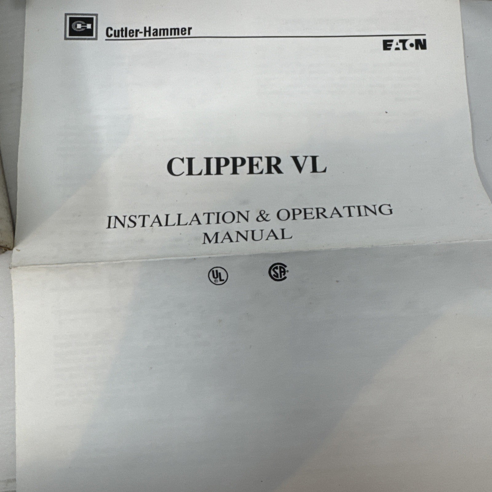 Eaton Cutler Hammer Clipper Vl Surge Protective Device CVL 50 New 120/240 Volt