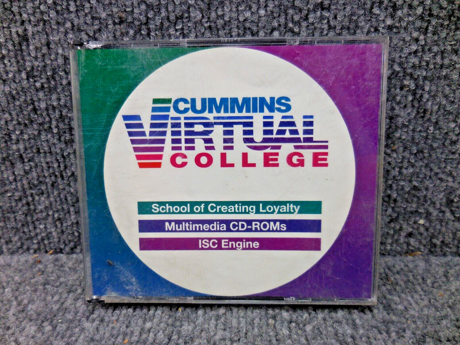 OEM Factory Cummins Virtual College ISC Engine CD ROM 3898737