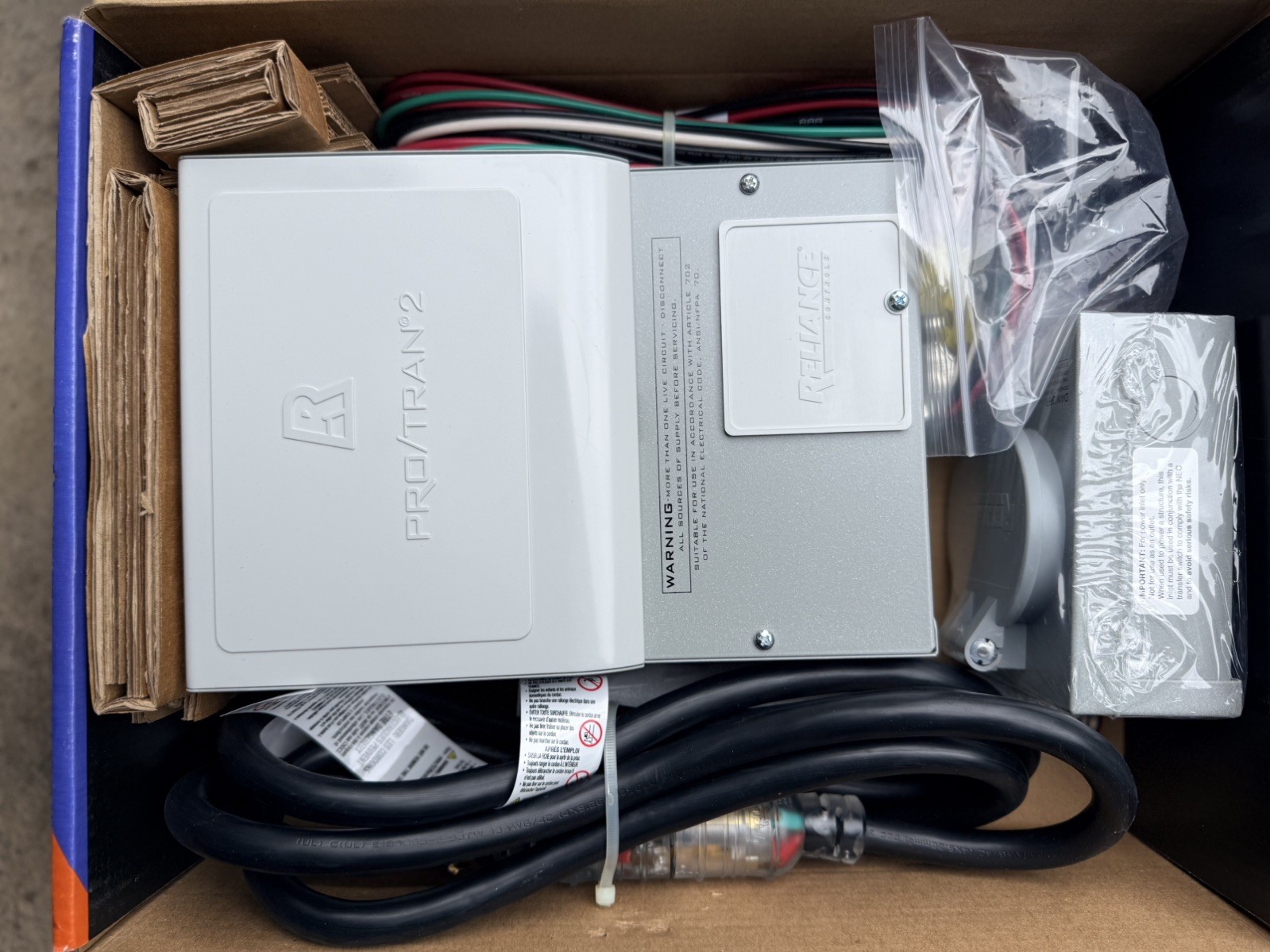Reliance Controls 3006HDK Manual Transfer Switch Kit 6-Circuit *BRAND NEW