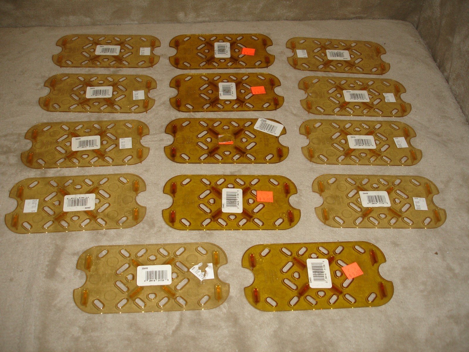 Lot of (14) Vollrath Super Pan 3 False Bottom High Temp Plastic Fits 1/4 Pans