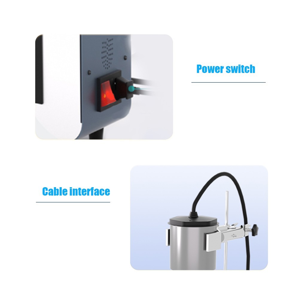 20KHZ Ultrasonic Cell Crusher Liquid Homogenizer Emulsification Disperser 1000ml