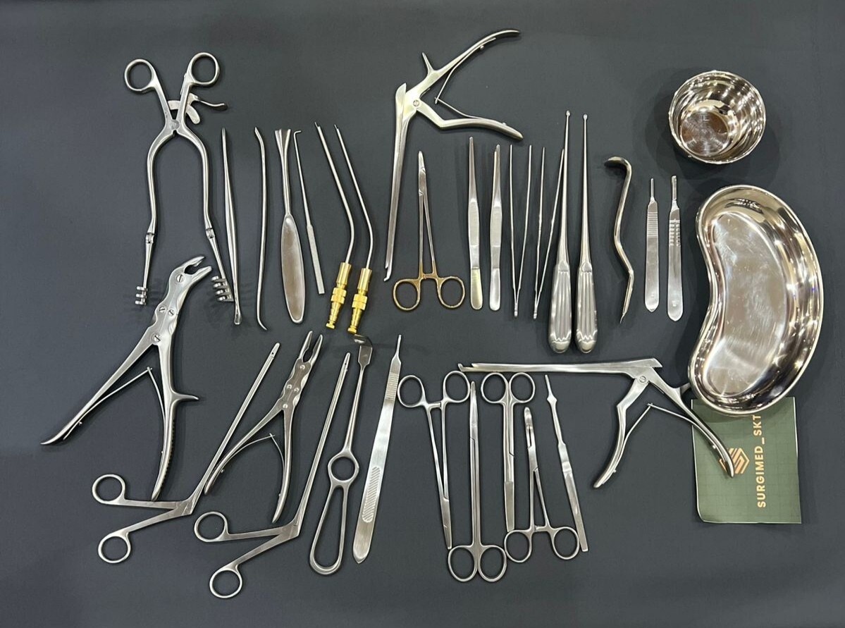 Neuro Spinal Surgery Surgical Orthopedic Instruments 32 Pcs Set Best Quality