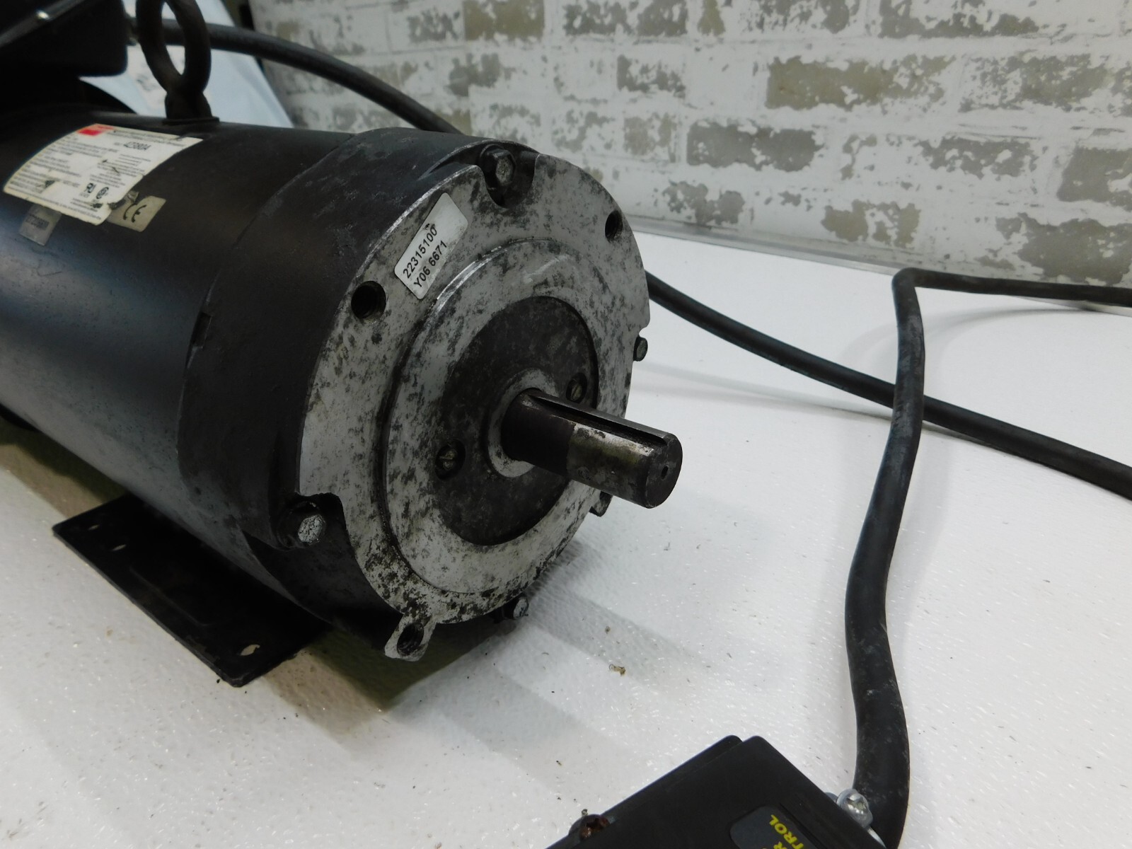 Dayton DC Permanent Magnet Motor W/ Speed Control, 2 HP, 1750 RPM, 4Z380A