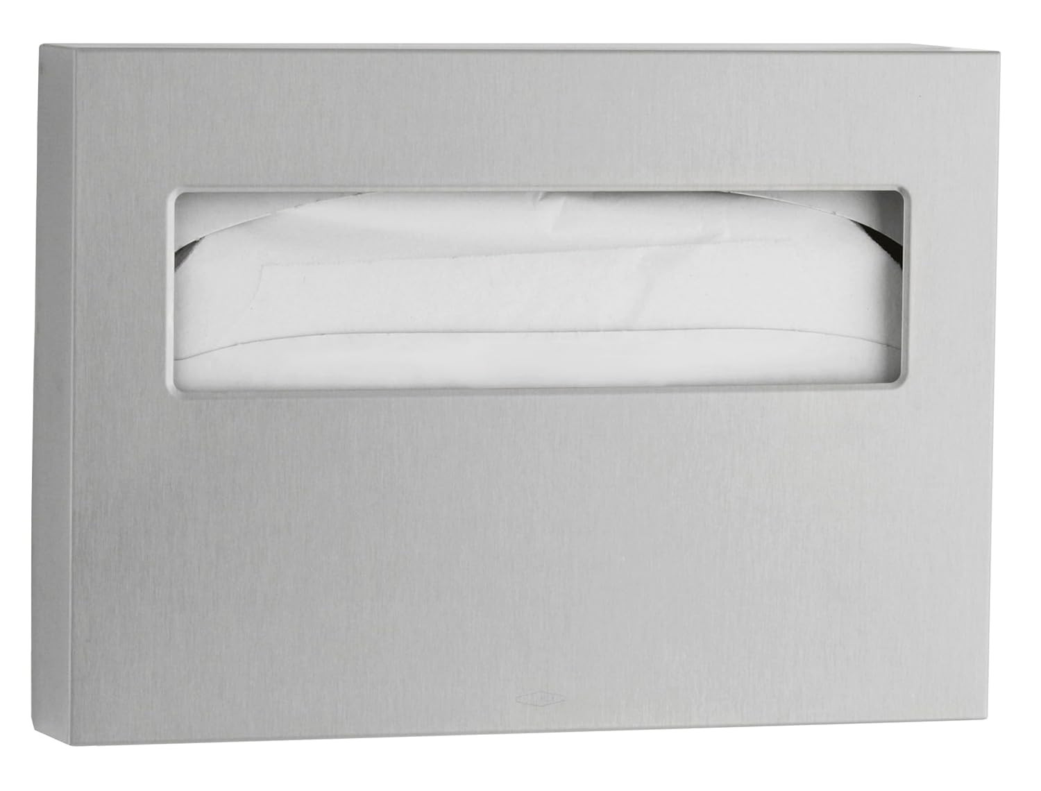 Stainless Steel Waste Receptacle & Toilet Seat Cover Dispenser Bundle