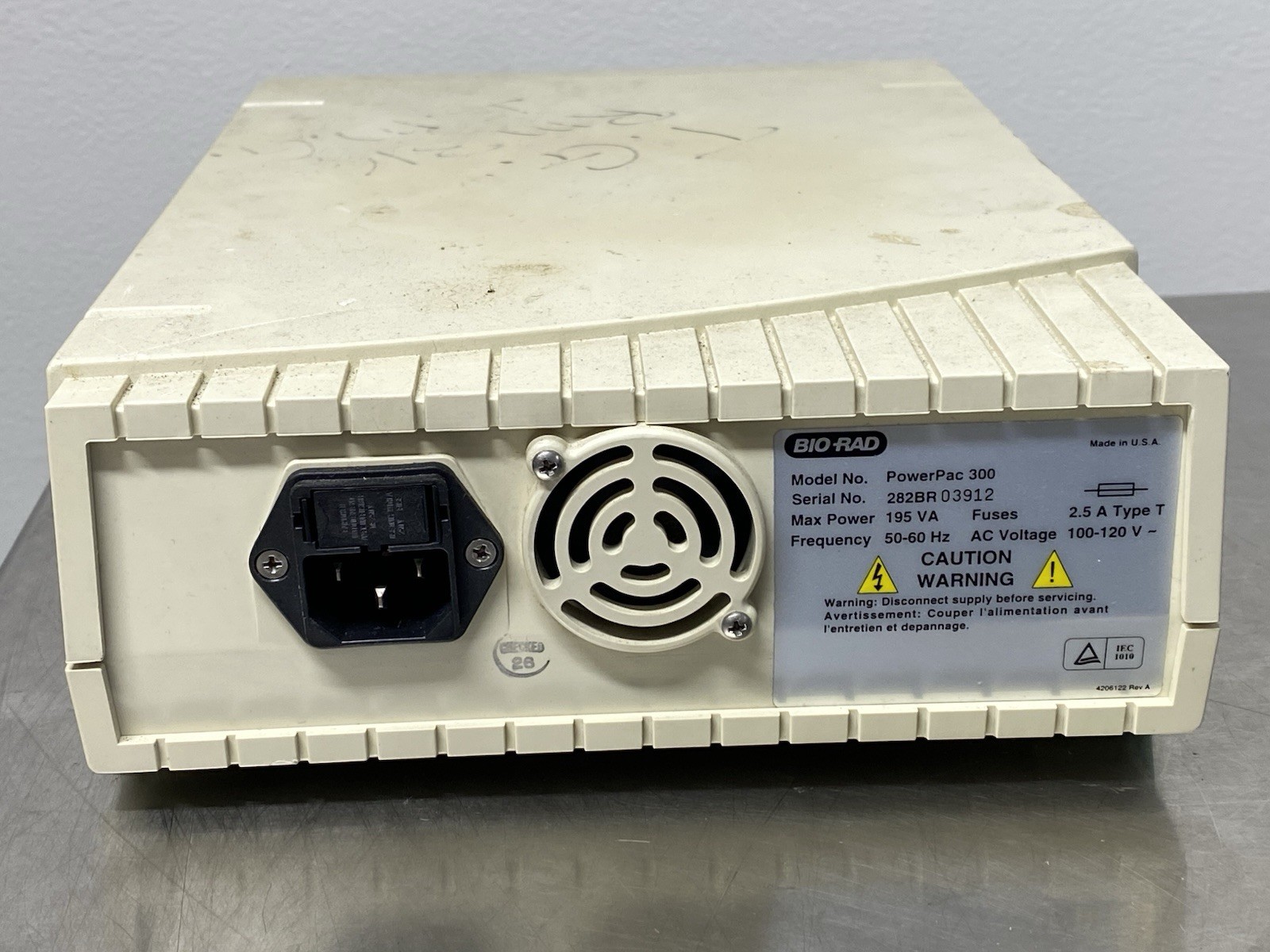 Bio-Rad Powerpac 300 Electrophoresis Power Supply Pre-owned