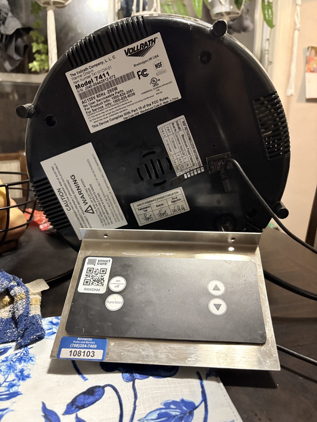 Vollrath 7Qt Ind Dropin Wrmer Repair 7411 – Genuine OEM Part
