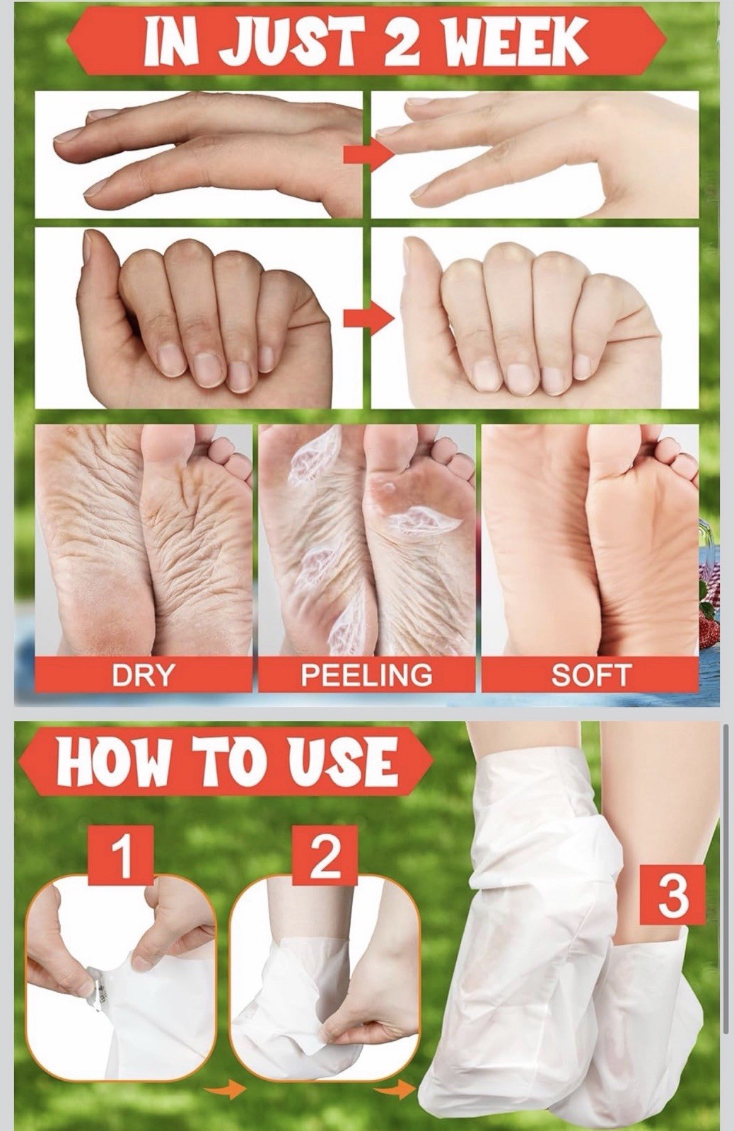 Hydrating & Moisturizing Gloves & Socks Masks Combo 24PCS for Hand and Foot