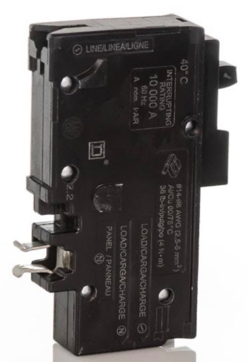 10PCS SQUARE D HOMELINE HOM115PDF 15A AFCI/GFCI PLUG ON NEUTRAL NEW IN BOX