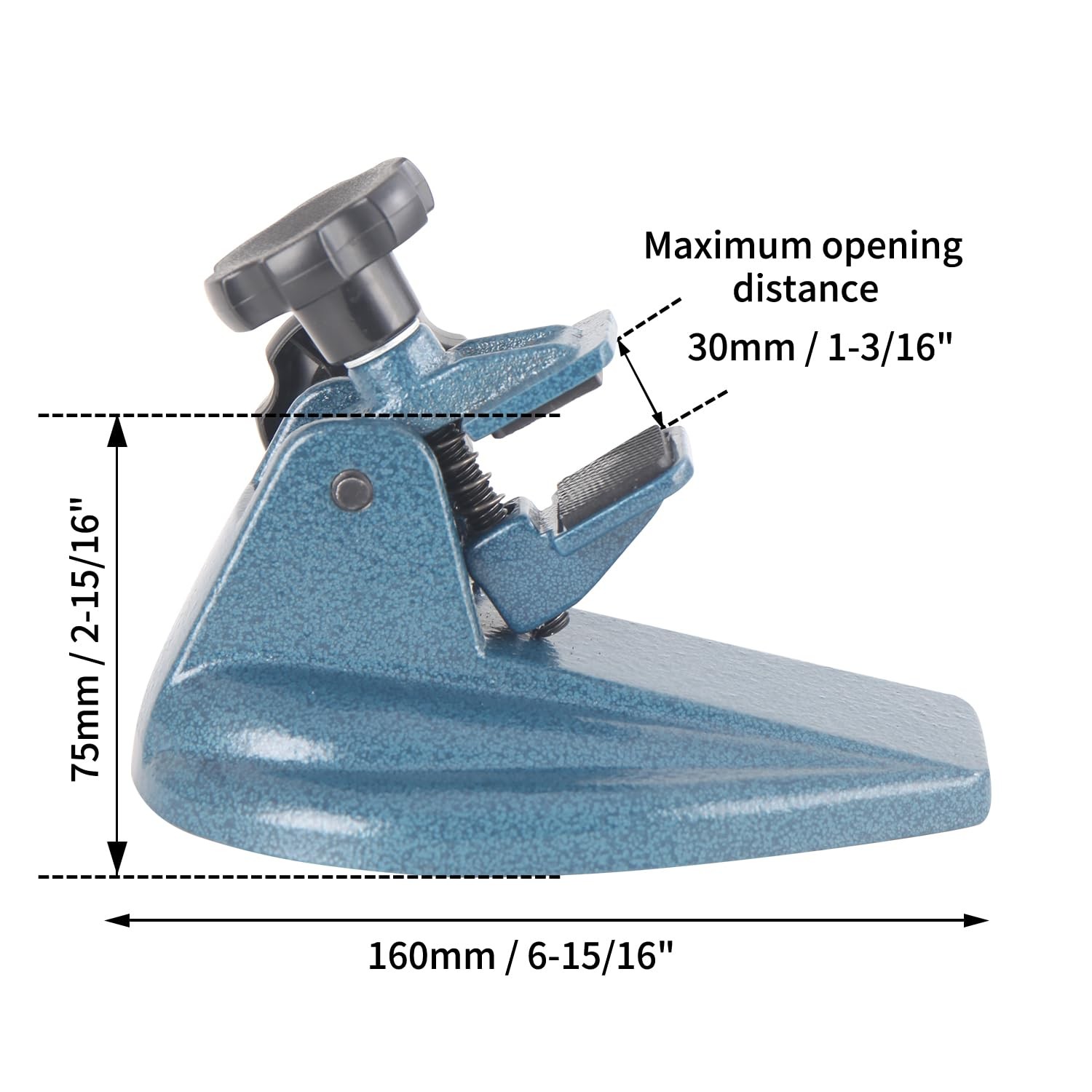 HDLNKAK Professional Micrometer Stand for Micrometers Up to 4″, Blue