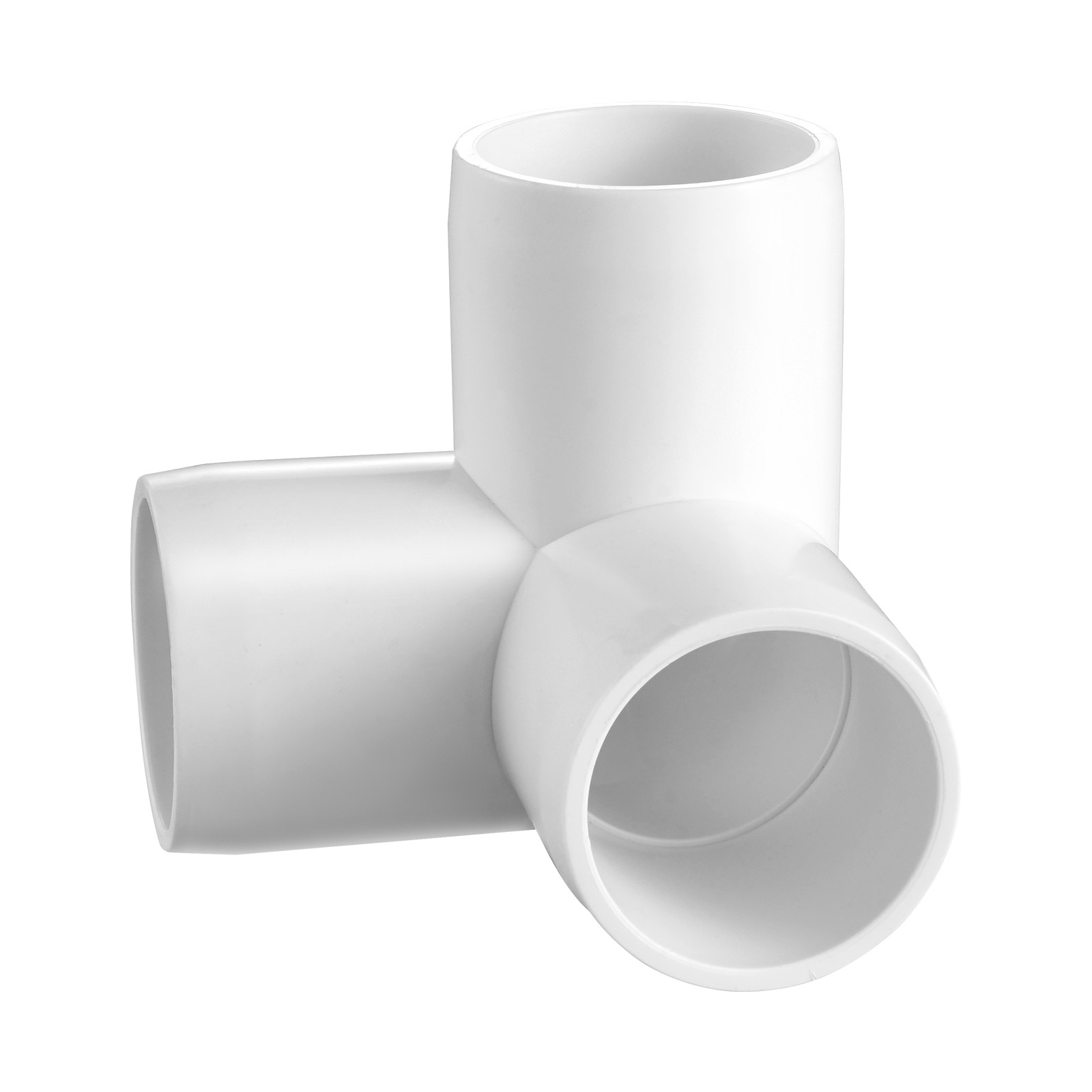 VEVOR 3-Way PVC Fittings 10-Pack PVC Pipe Joints Elbow Connector for 1″ PVC Pipe