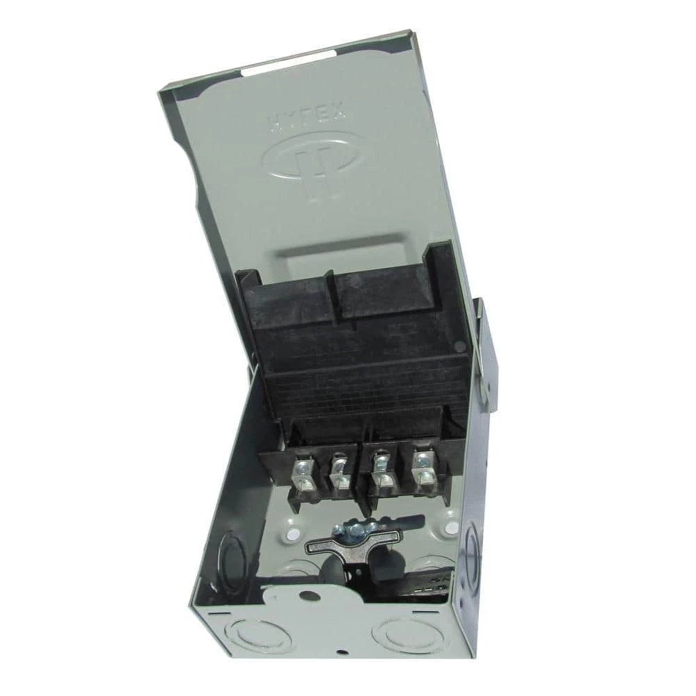 Ac Disconnect Box Electrical 60 Amp 120/240-volt Non-fuse Metallic Padlockable