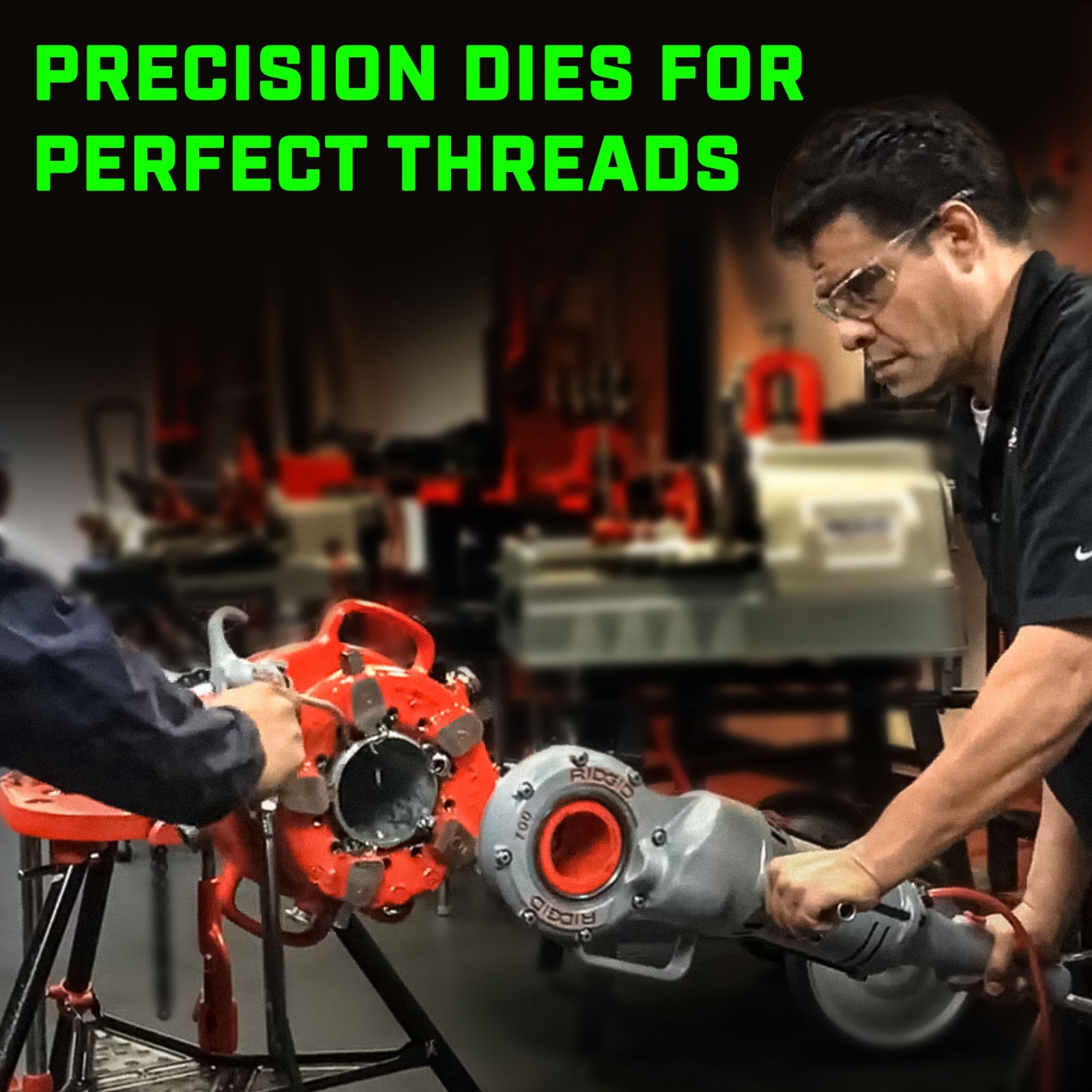 Staten Tools 38120 RH Dies 2-1/2″ – 4″ fits RIDGID® 141 Pipe Receding Geared Thr