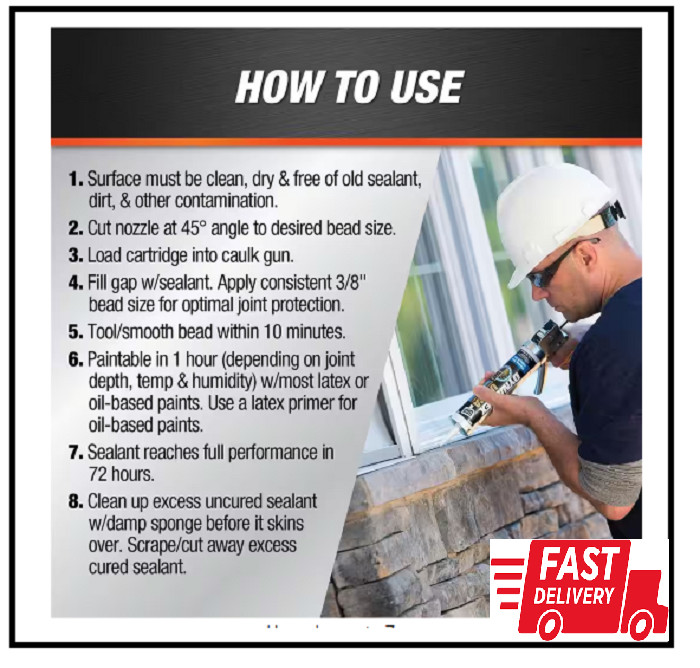 DYNAFLEX Ultra 10.1 Oz. Gray Advanced Exterior Window, Door, and Siding Sealant