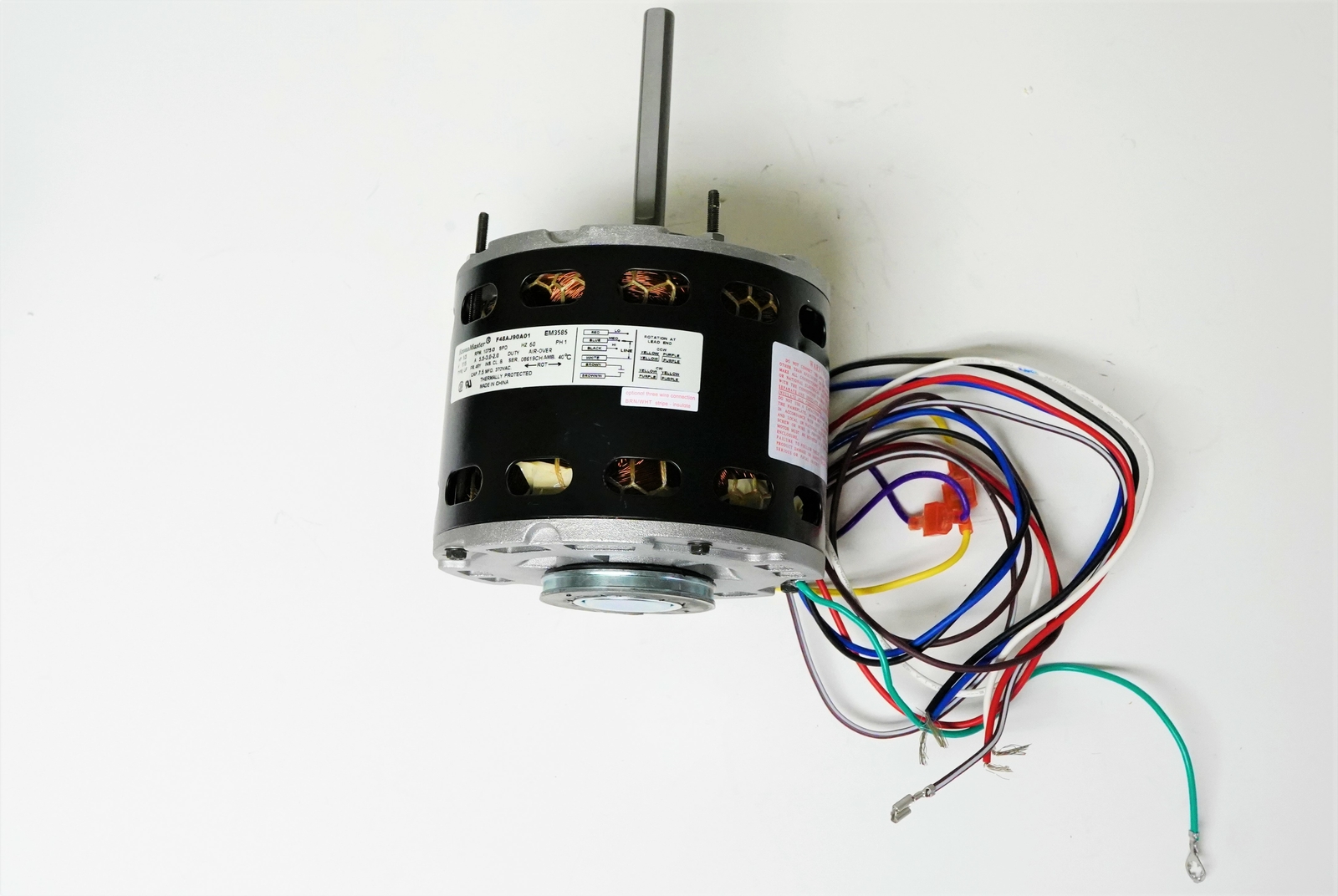 HVAC Blower Fan Motor 1/3 HP 1075 RPM 115 Volts for Fasco D727 with Capacitor