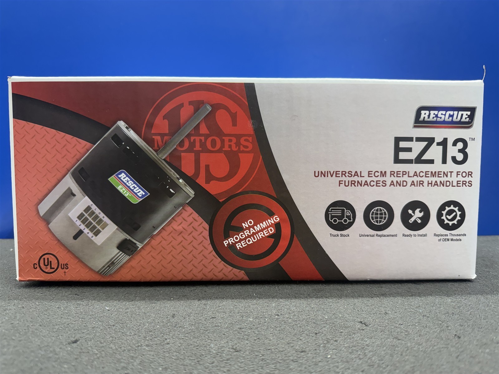 BRAND NEW US MOTORS 5642 RESCUE EZ13 ECM MOTOR 3/4HP 1075 RPM 115/208-230V