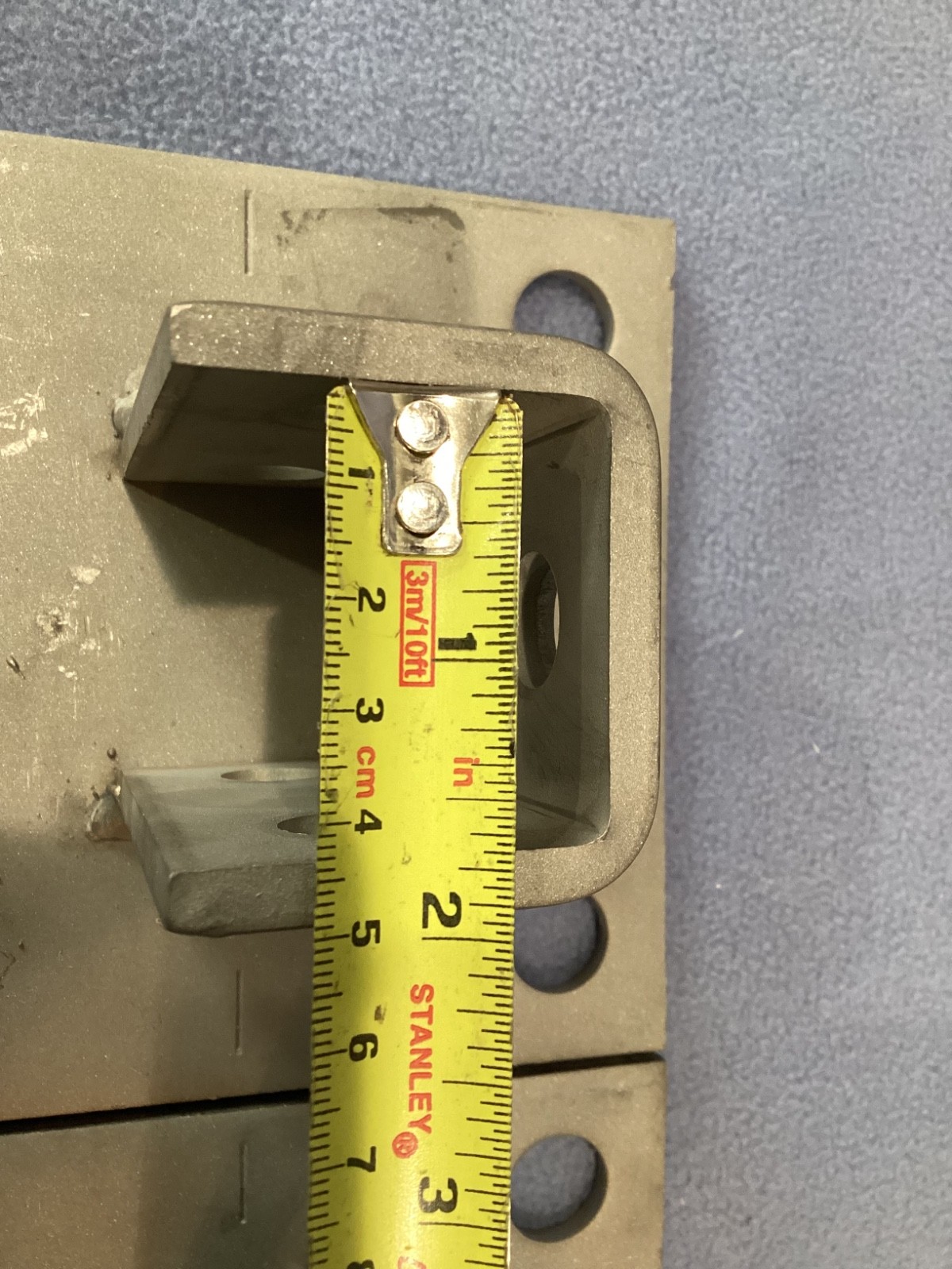 UNISTRUT STAINLESS STEEL FLOOR MOUNT BASE, QUANTITY OF 2