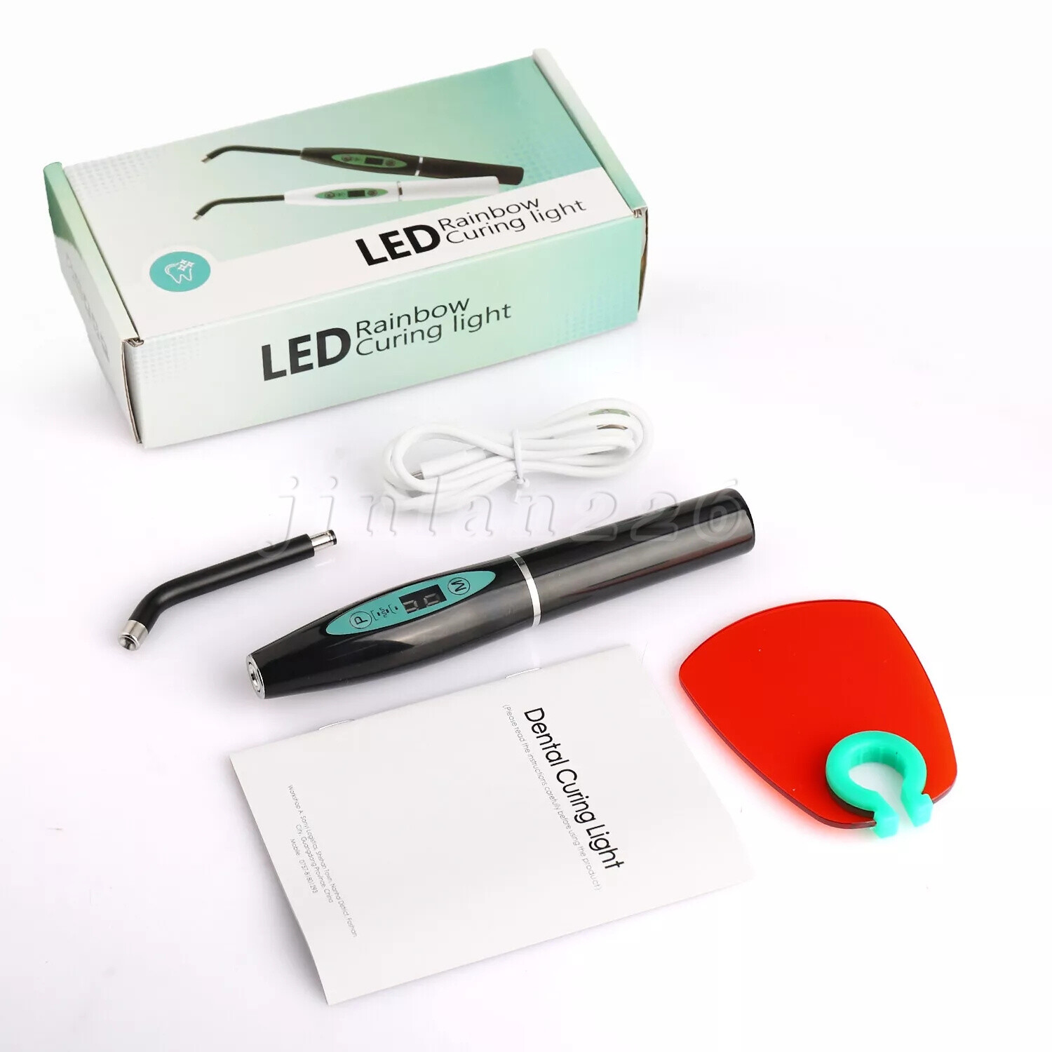 Dental Wireless Cordless LED Cure Curing Light Lamp 1500mw 5W Tool Resin Cure US