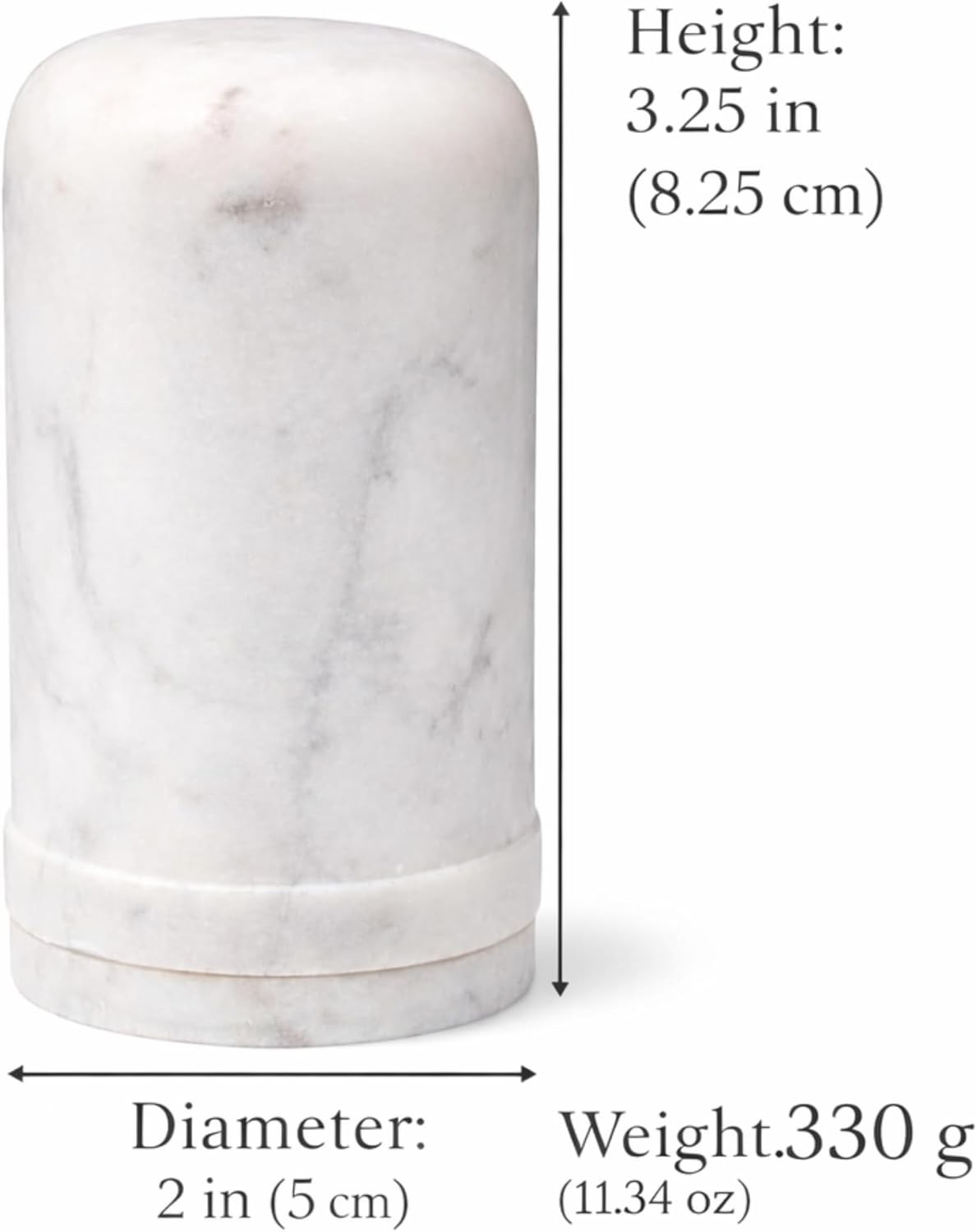 White Marble Toothpick Stick Holder with Lid | Tooth pick Dispenser For Kitchen,