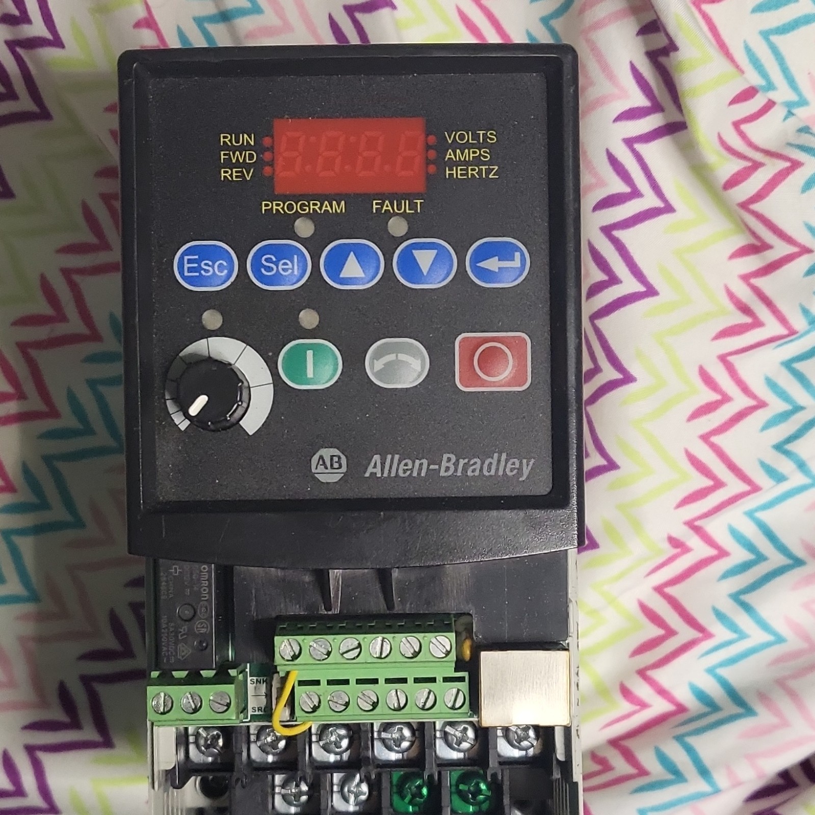 Allen-Bradley PowerFlex VFD 22A-B2P3N104 0.4kW 0.5HP 200-240V 3PH IP20