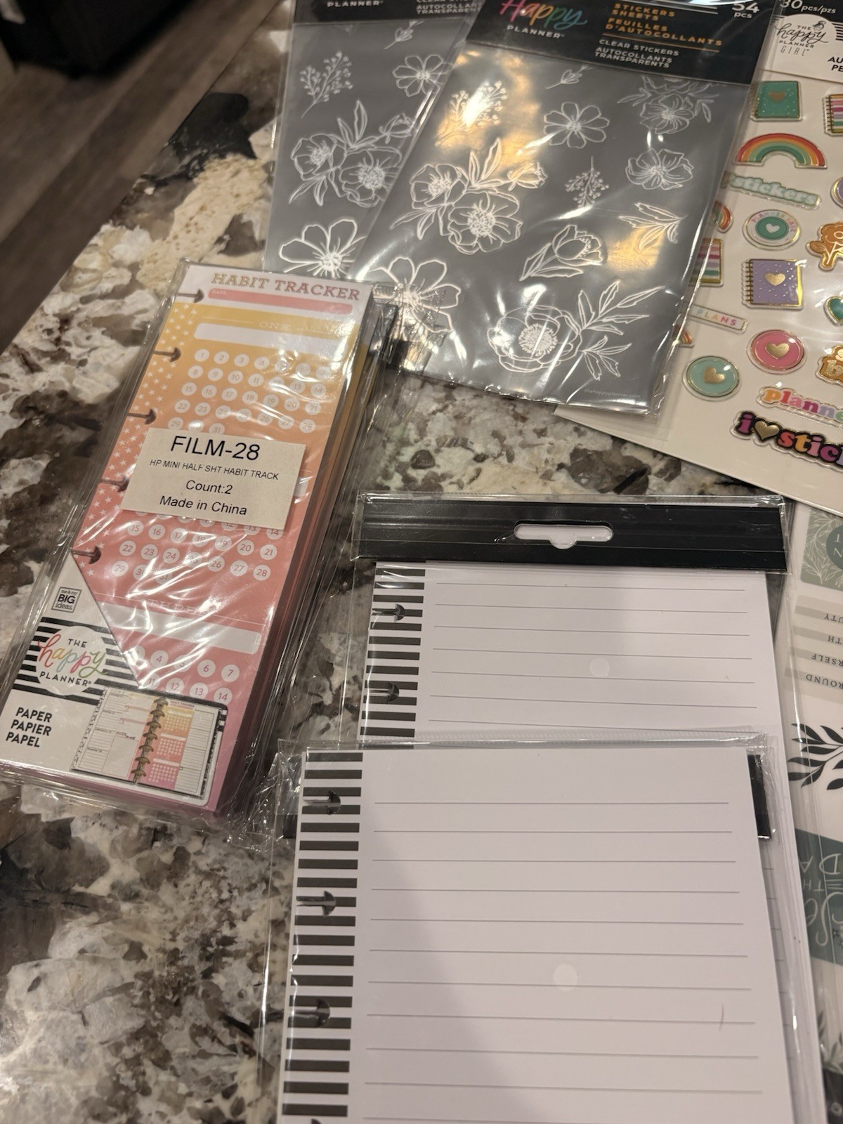 Happy Planner Classic/Mini, Notes, Accessories, Stickers NEW – # 2