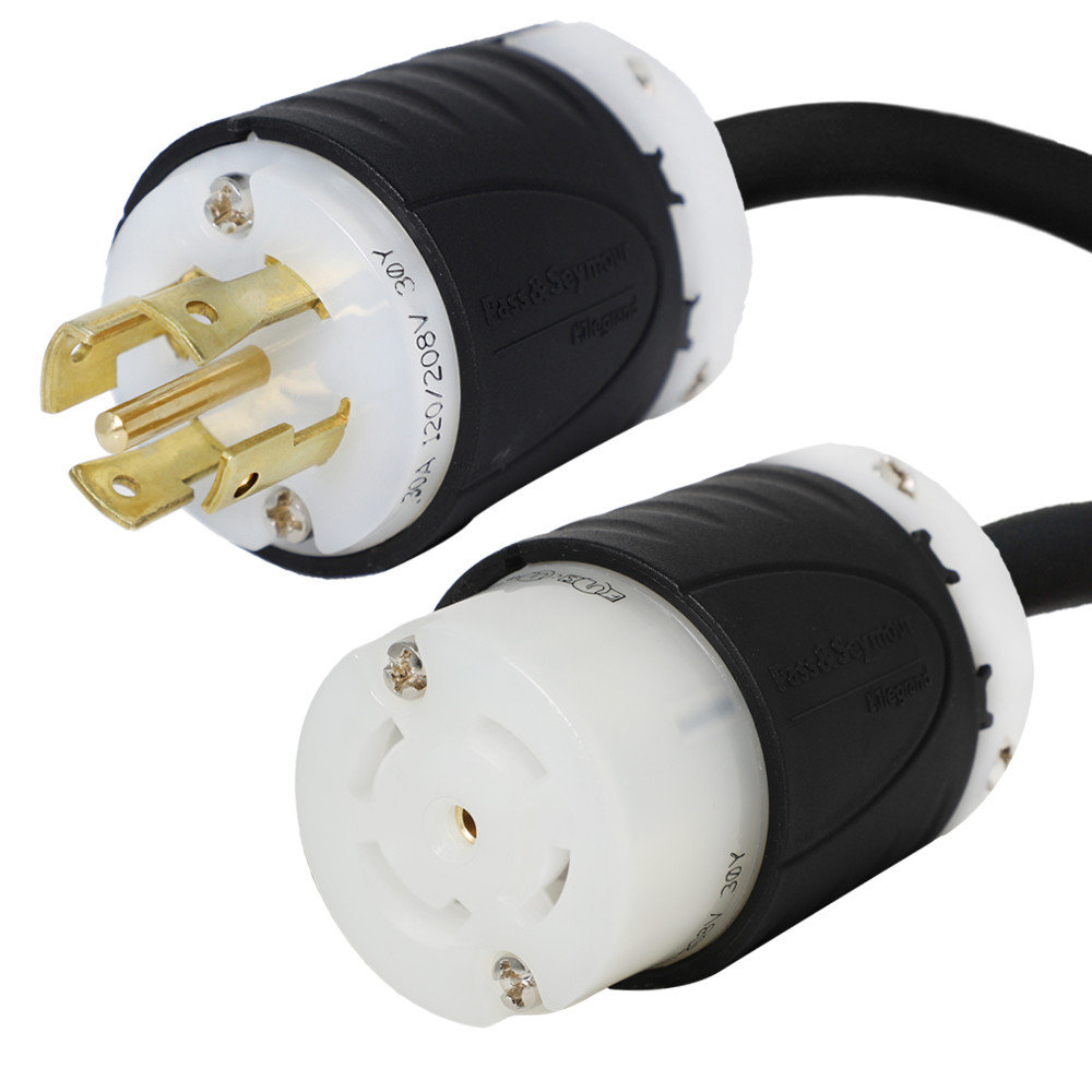NEMA L21-30 Extension Cord – 25ft 3 Phase, 30A/208V 10 AWG – Iron Box # IBX-5809