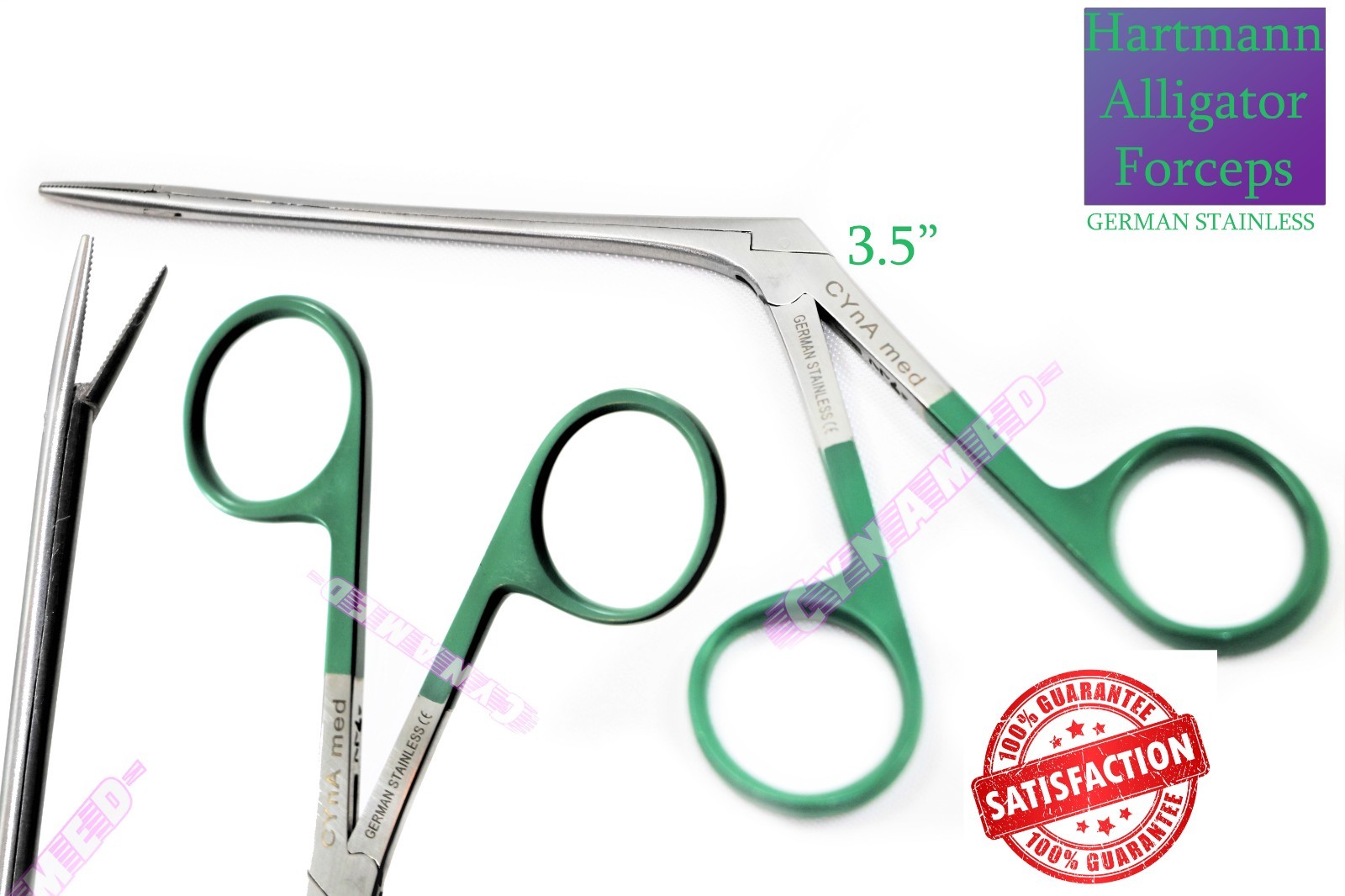DELICATE SERRATED JAWS HARTMANN FORCEPS 3.5″ MICRO FOREIGN BODY EXTRACTION ENT
