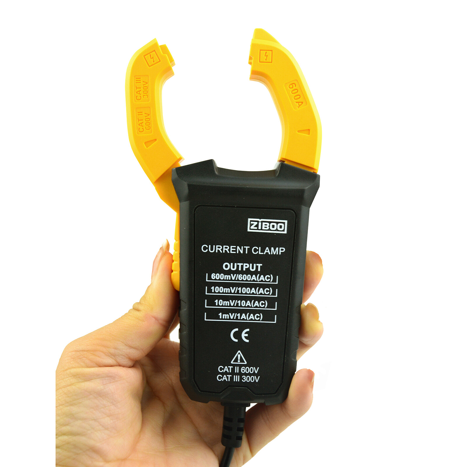 ZIBOO i600E 600Amp AC Current Clamp 4mm Banana Plug For i400E FROM US