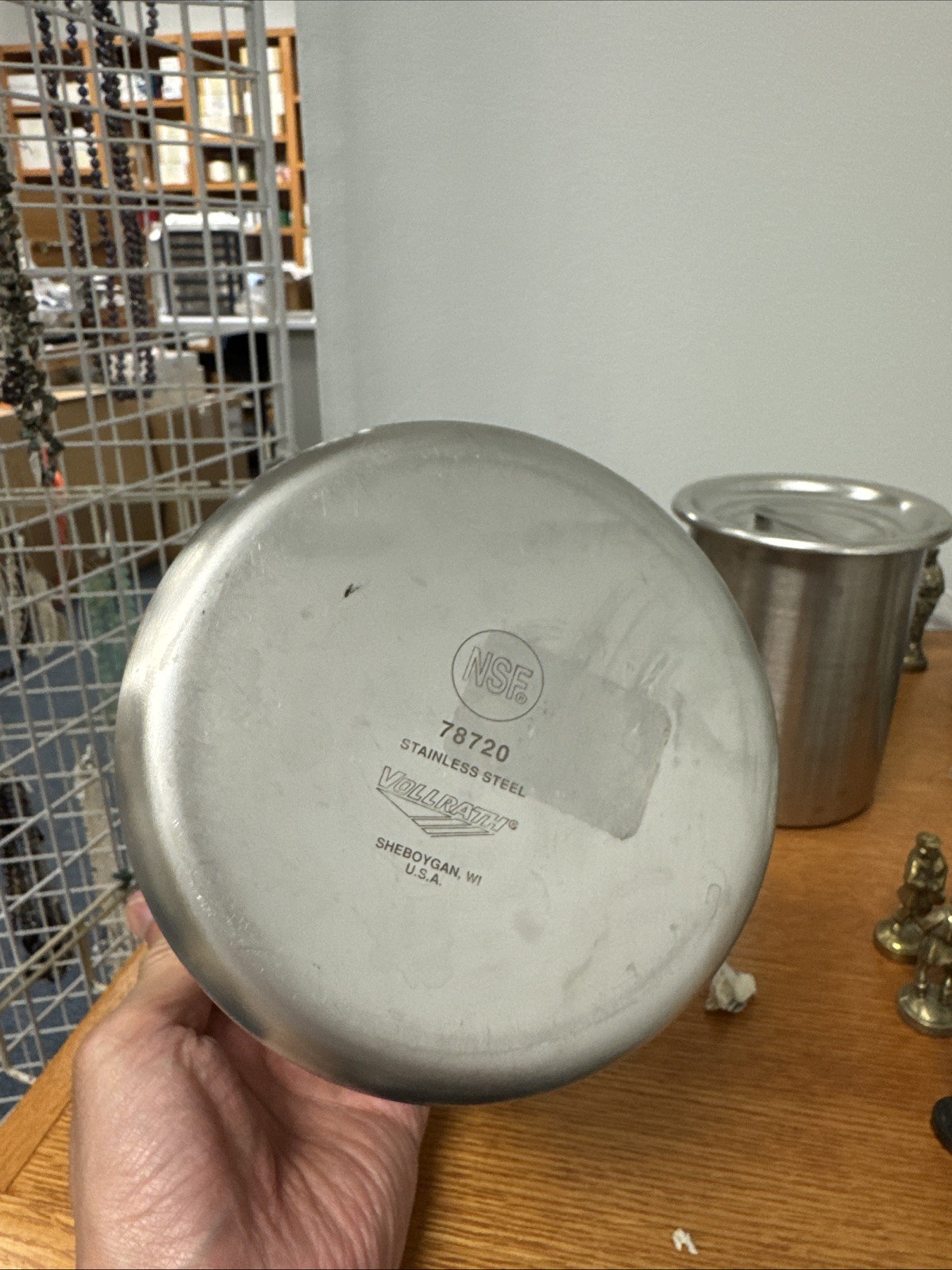 Vollrath NSF Bain Marie Pot 78720 (2 QT) – Stainless Steel Qty 4 Never Used