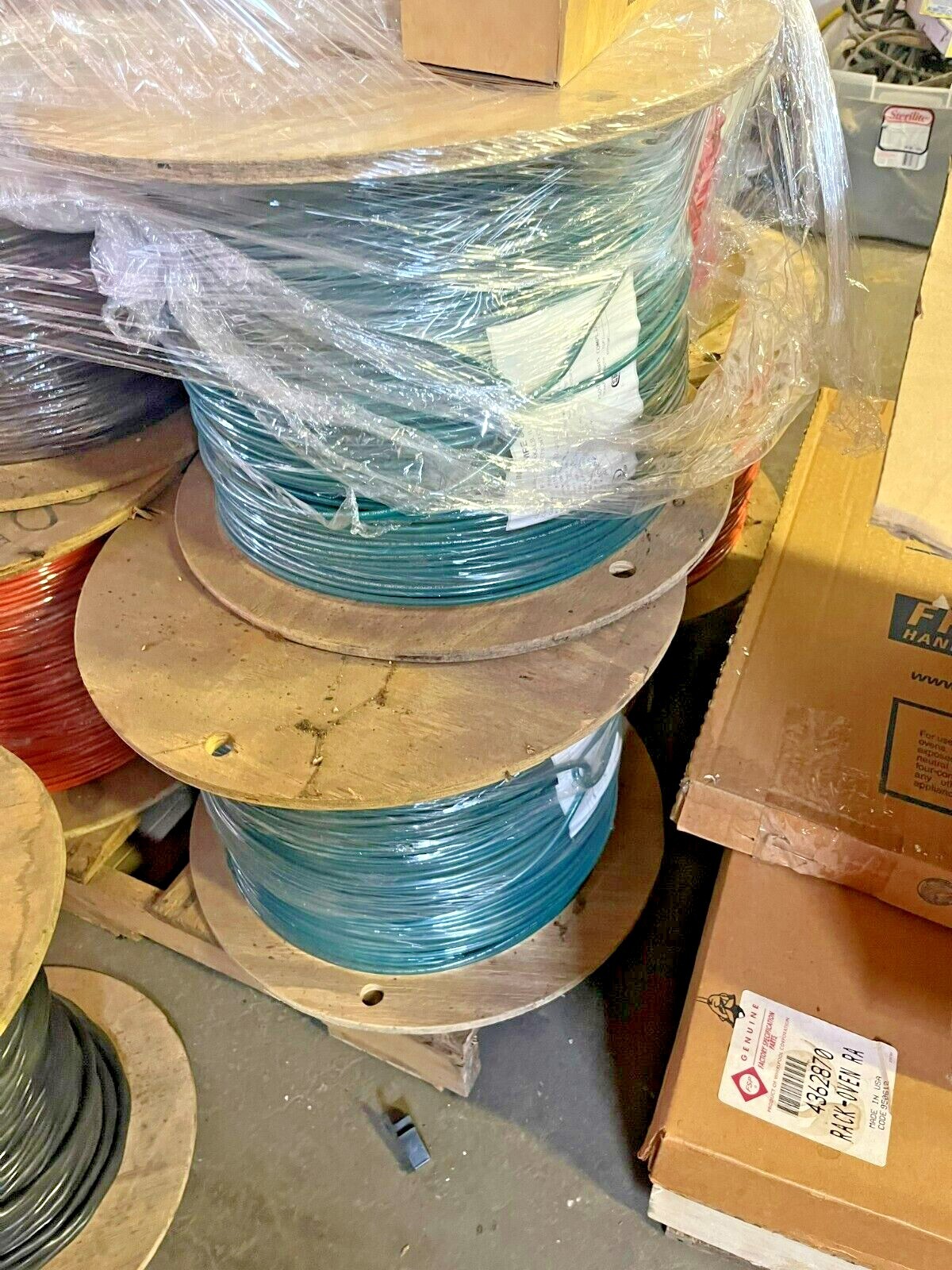 NEW 50’FT 8AWG STRANDED GREEN MTW OR THHN COPPER BUILDING WIRE