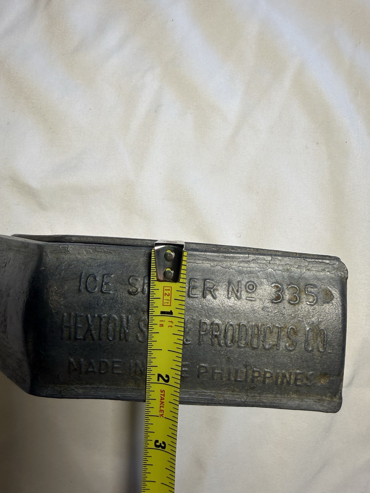 VTG Hexton Steel Products Co Hand Powered Ice Shaver No 335 Made in Philippines