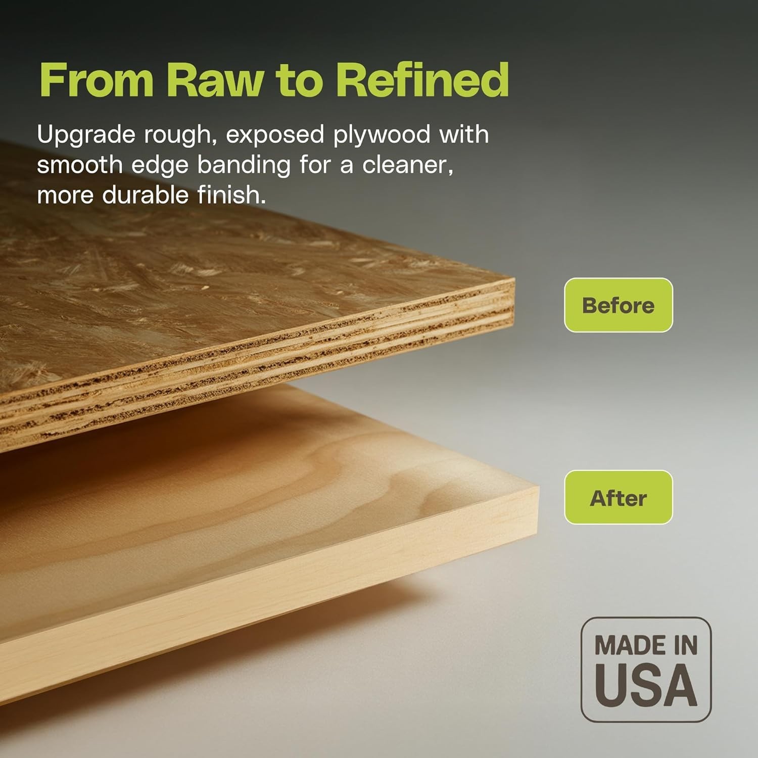 3/4 in x 250 ft Pre-Glued Maple Wood Veneer – Ideal for Furniture & DIY Projects