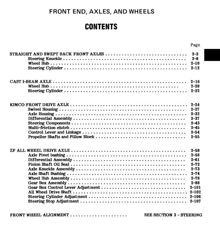 Case IH Tractor Chassis 454 464 484 574 584 674 684 784 884 Hydro Service Manual