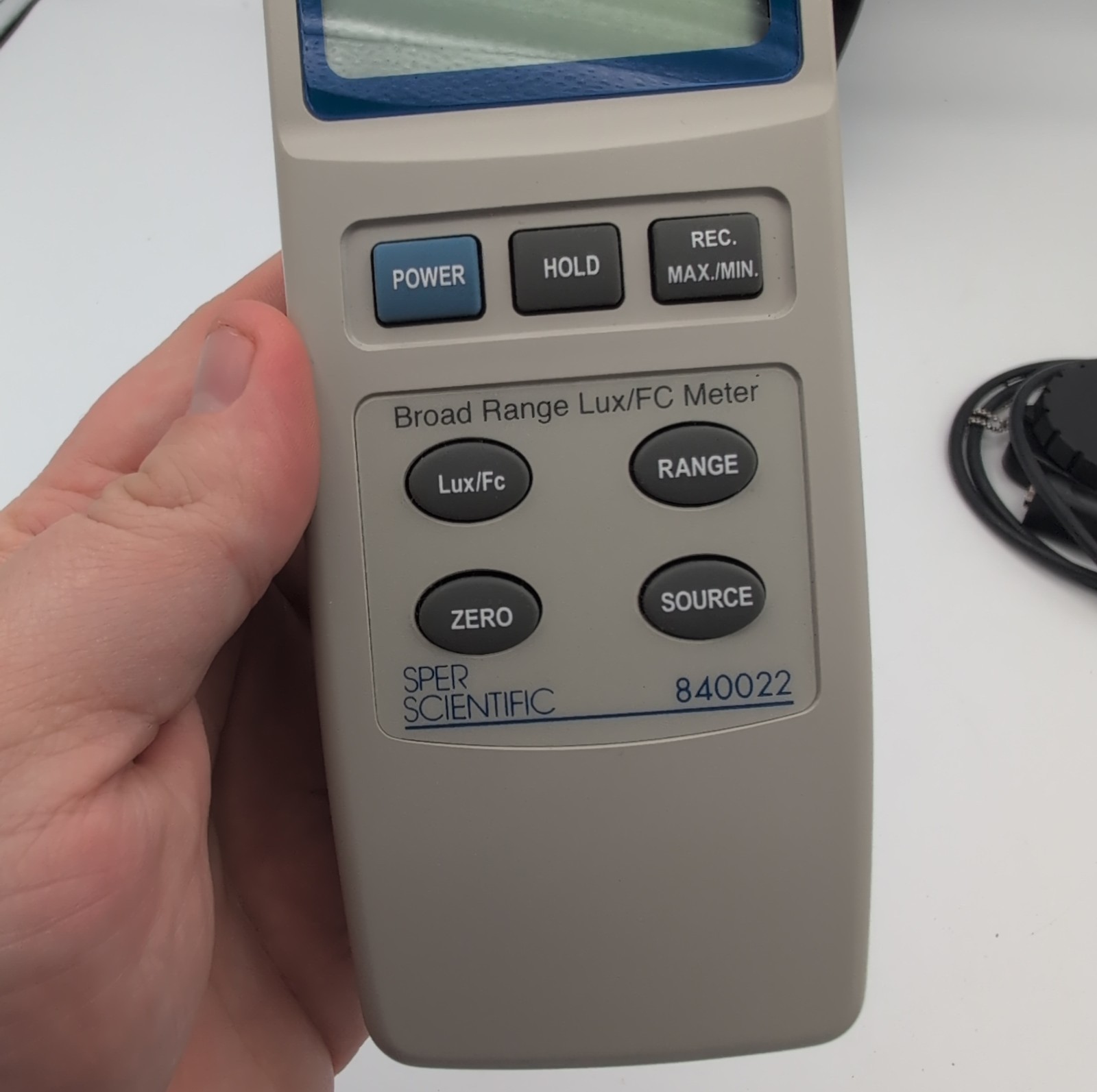 SPER Scientific Light Meter LUX/FC Model 840022 Tested & Working With Case