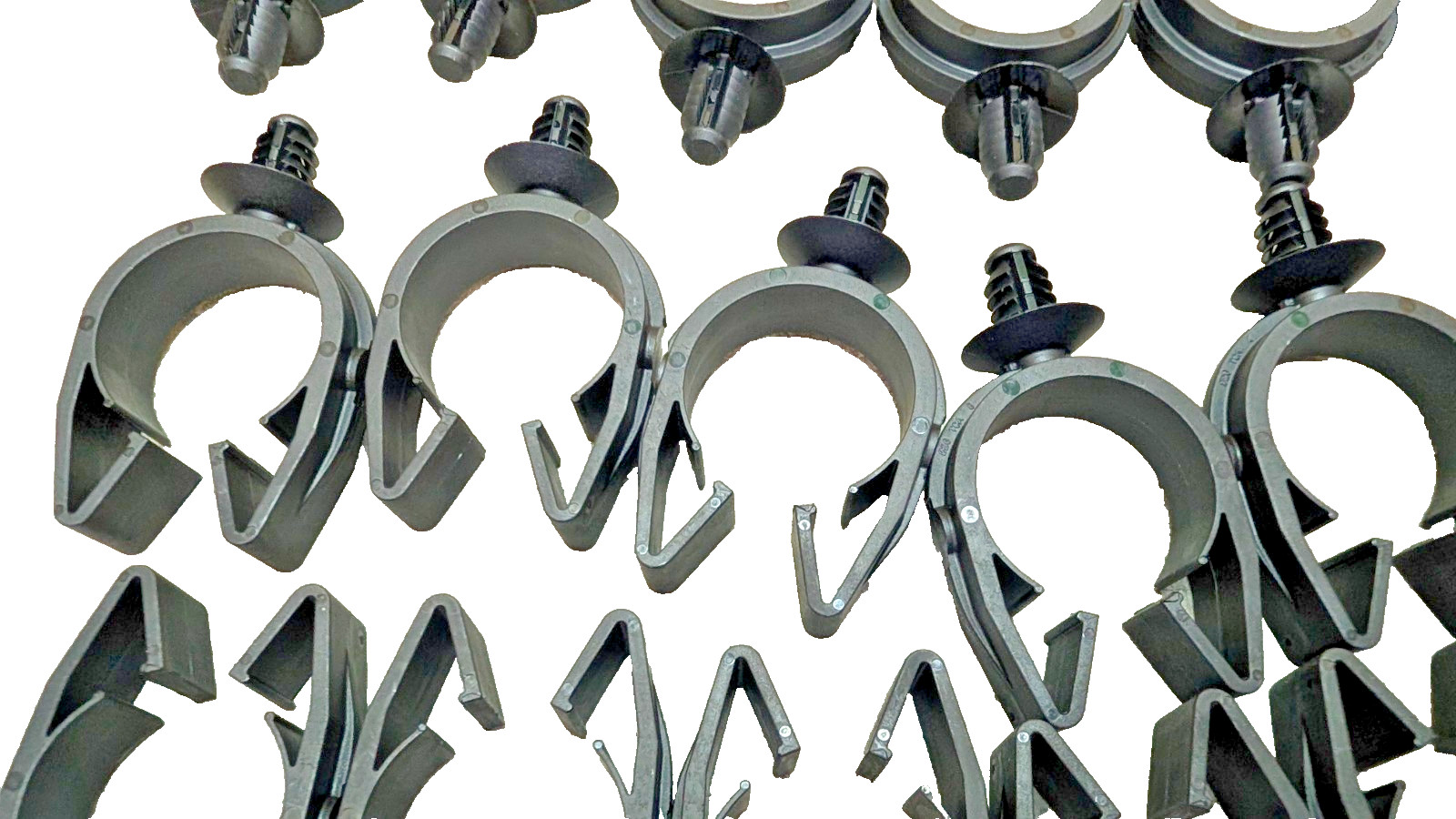 100) Pack 26mm MOC Clip With Round Fir Tree Fastener 151-01828 MOC26FT6.5 [Y2S1]