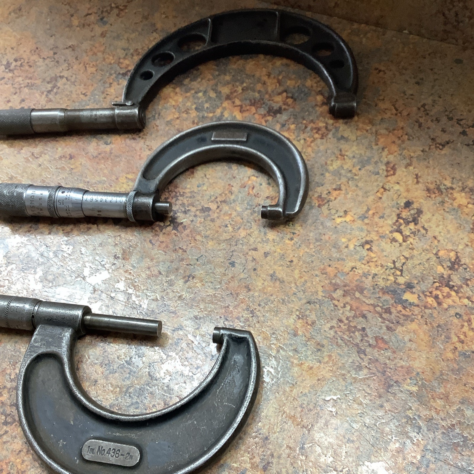 Starrett No.436 2in-3in Outside Micrometer + 2 No Name Brands