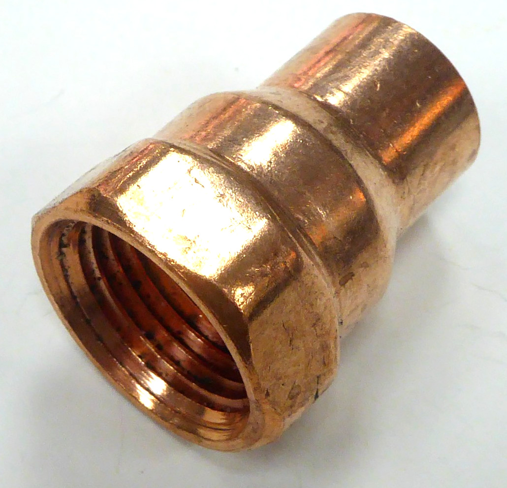 12 Pieces NIBCO 1/2″ Copper Female Adapter Lead Free Heavy Gage NOS