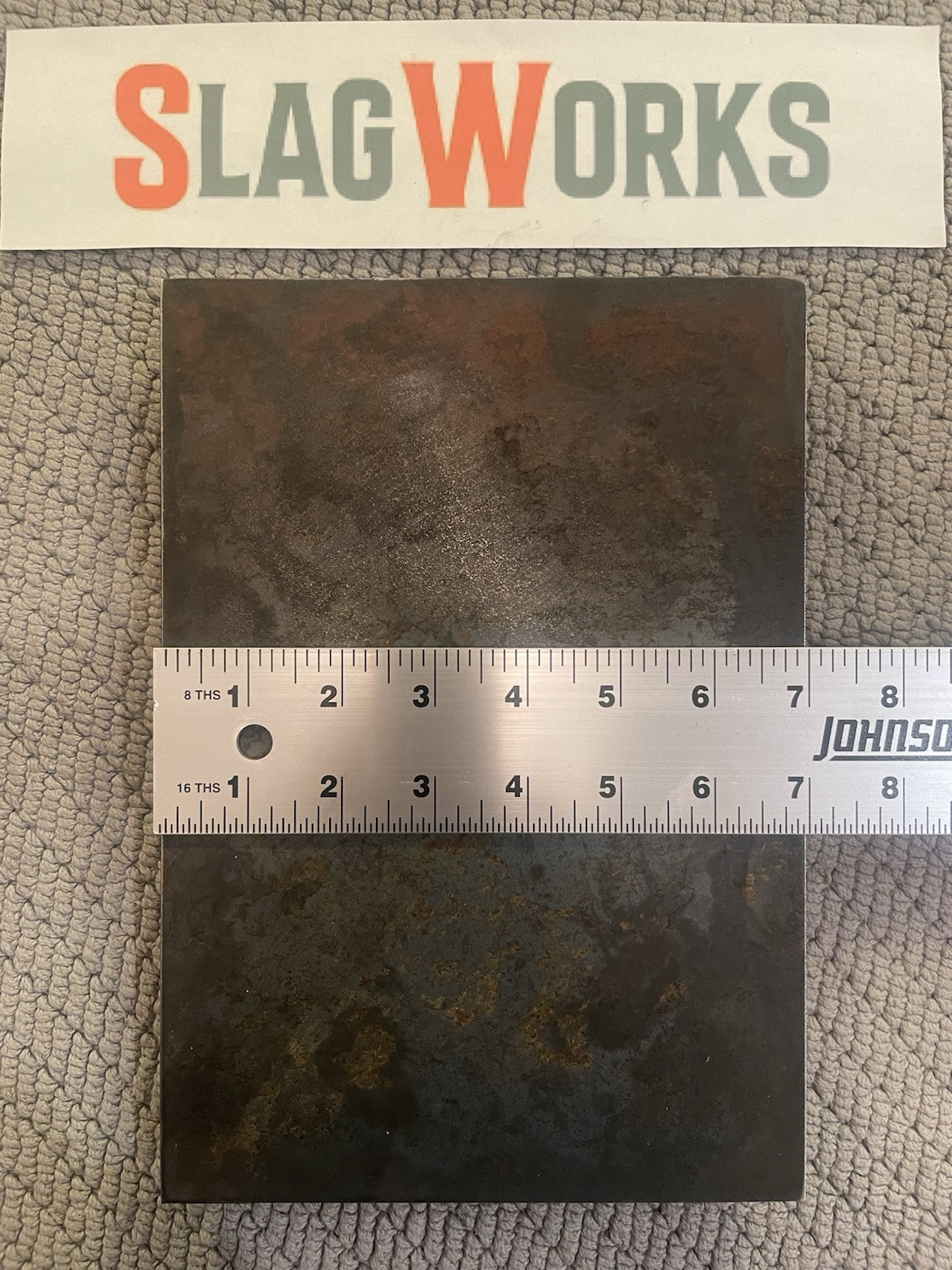 3/4x7x10 inch steel plate 7”x10” A36 Hot Roll Flat .75″ Thick