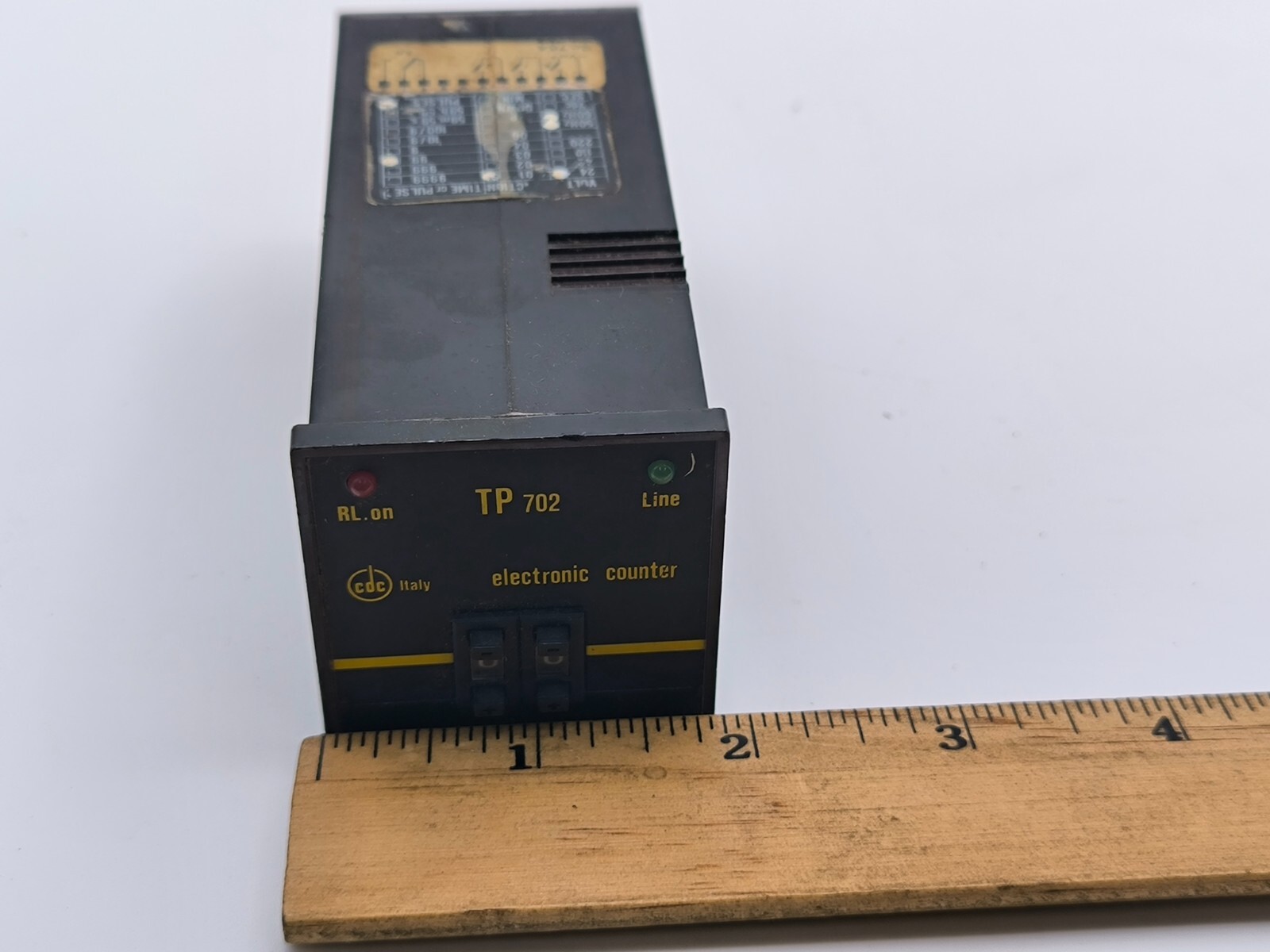 Treviglio TP704 2-Digit Display Electronic Counter Black Plug-in Mount 11-Pin