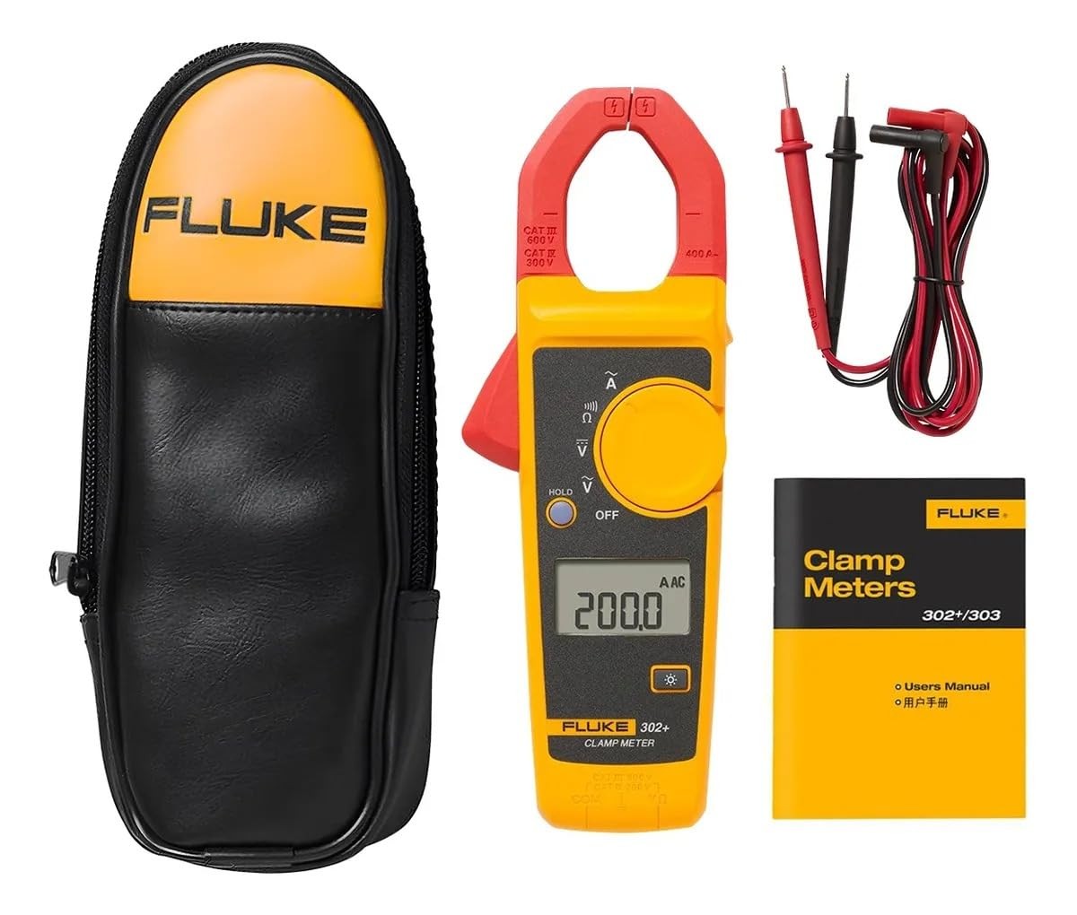 Fluke 302 + Clamp Meter Tester Average Type Digital Ammeter NEW From Japan