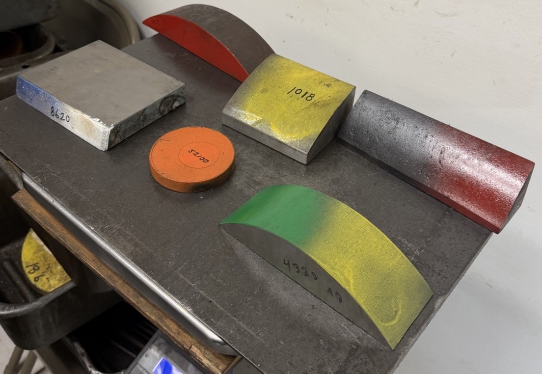 30.10 lbs Misc Carbon & Alloy Steel Cutoff Lot – Mixed Grades (6 PC LOT)