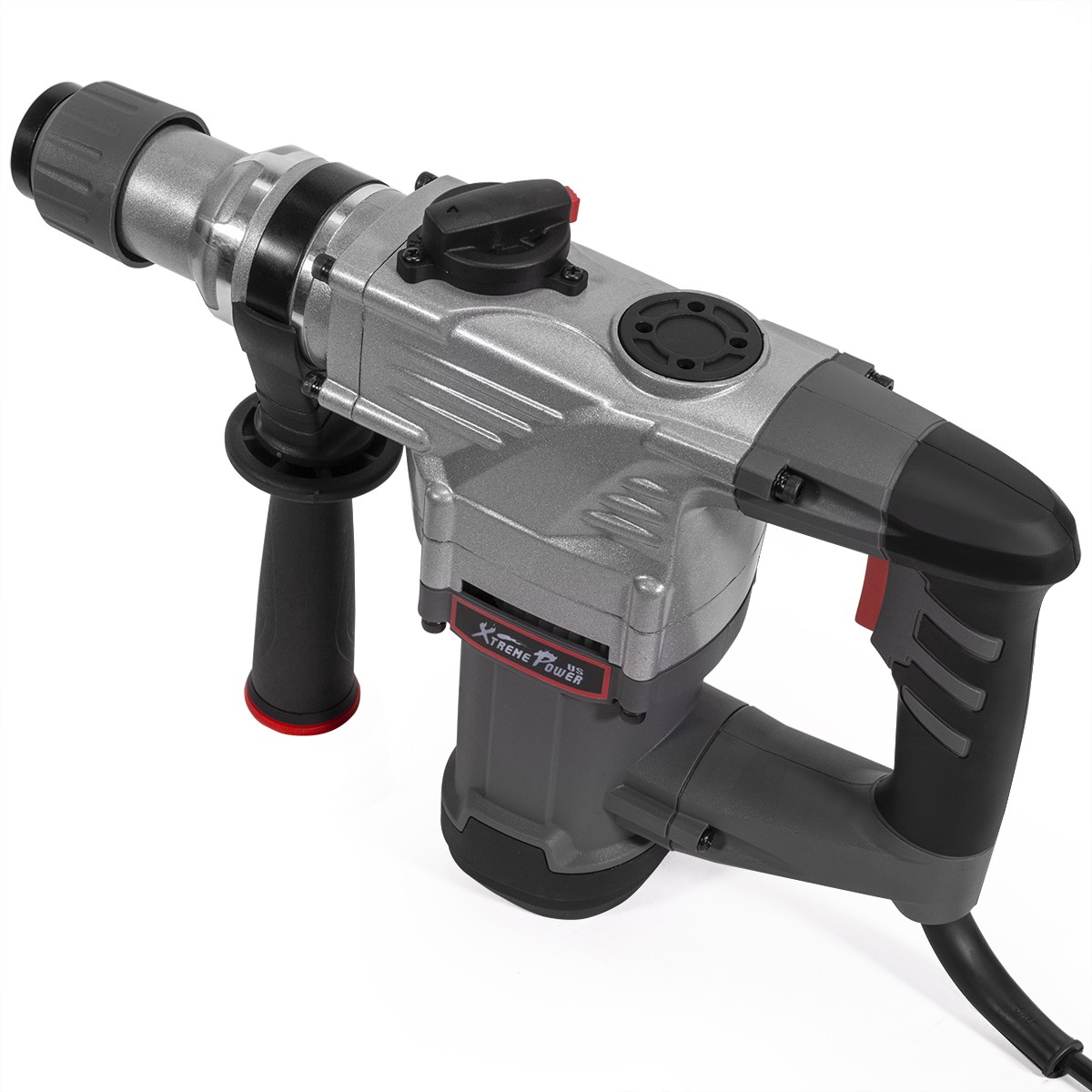 XtremepowerUS 1180W Rotary Chipping Hammer Drill 1-1/4″ SDS Plus Variable Speed