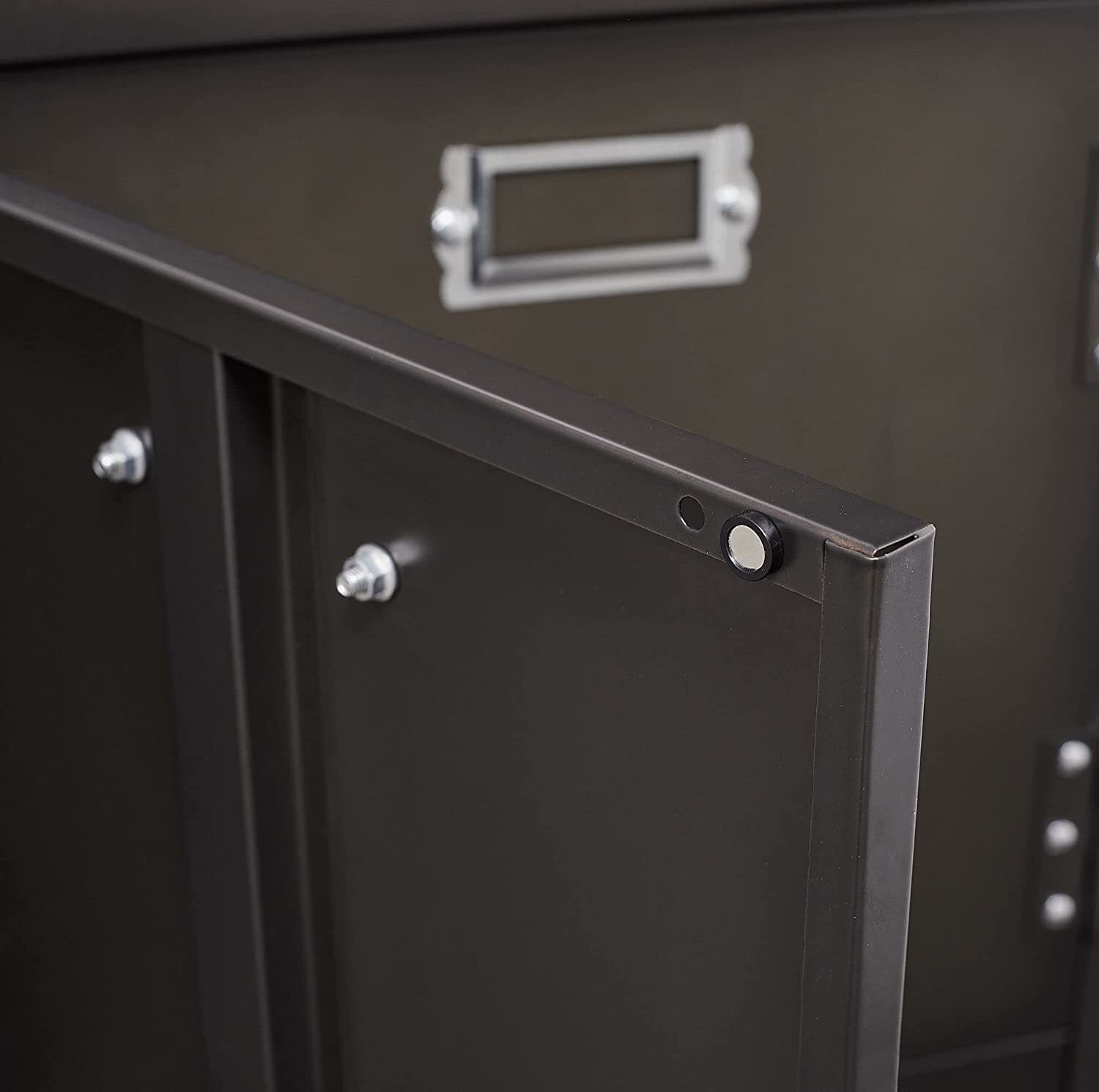 Metal Storage Cabinet Retro Style for Club Home Storage Lockers with 3/4/6 Doors