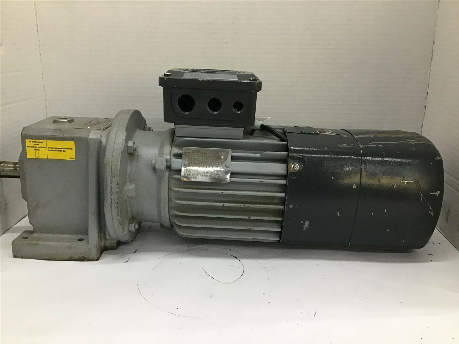 Stober Antriebstechnik C002N0063D80L4 Gearmotor 0.75 kW 280-480 V W/ Brake