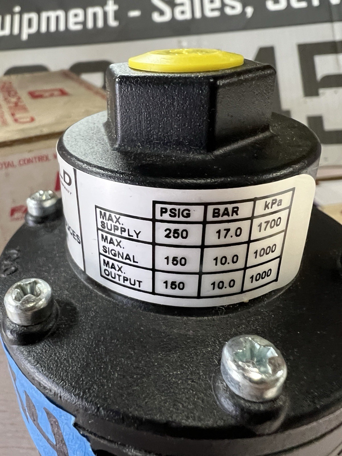 Fairchild Volume Booster Model 20 Cat# 20763 1/2″ 5/8″ high volume 250/150 psi
