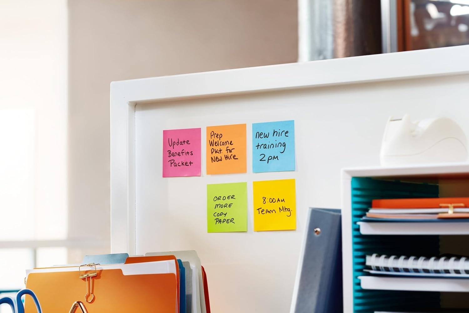 Post-it Super Sticky Notes 3×3, Neon Fizz, 24 Pads, 2X Sticking Power