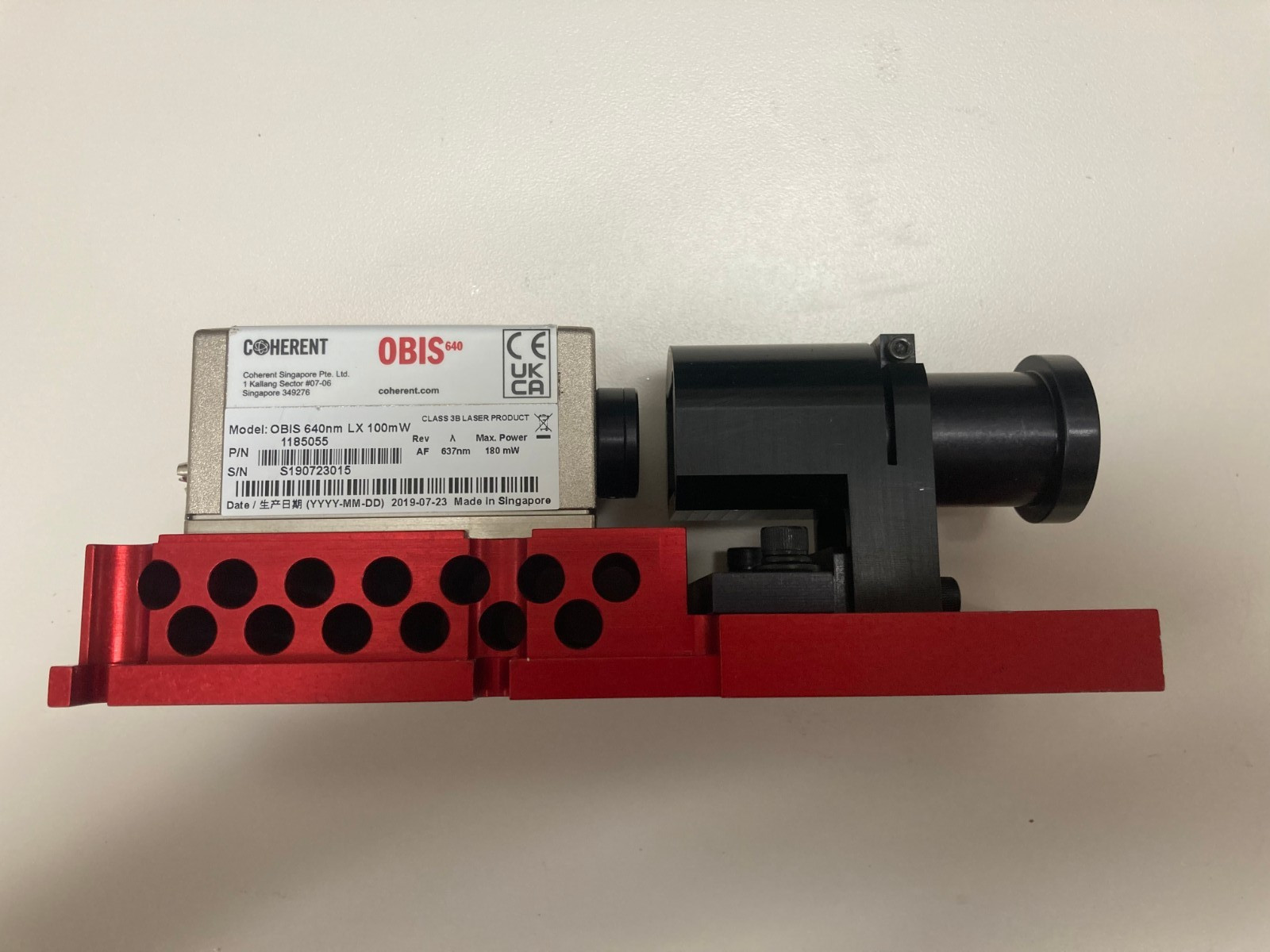 Coherent OBIS LX 640-100C laser – 100% tested condition! 588 hours complete !