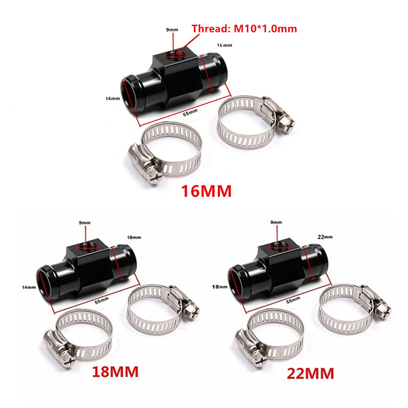Water Temp Gauge Digital Display Temperature 0~120℃ Car Motorcycle Meter Sensor
