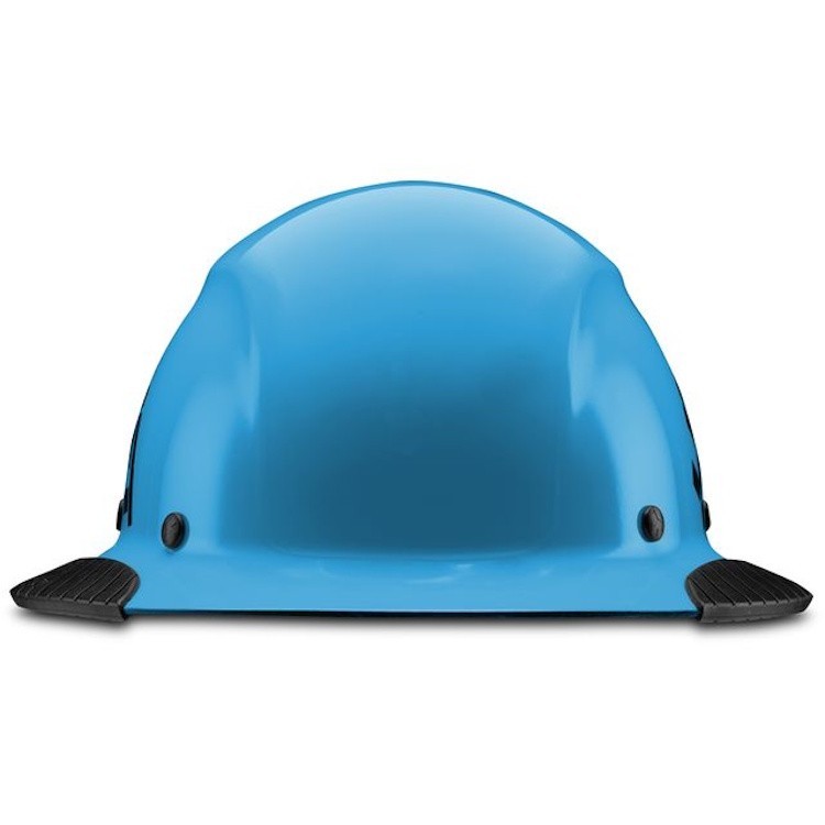 Lift Safety DAX 50/50 Carbon Fiber Full Brim Hard Hat – Black / Cyan HDF50C-24CC